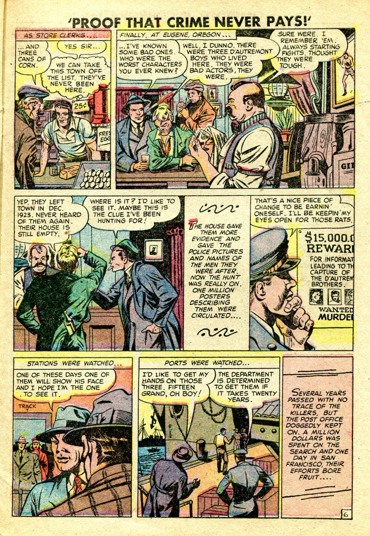 Read online Murder Incorporated (1948) comic -  Issue #6 - 7