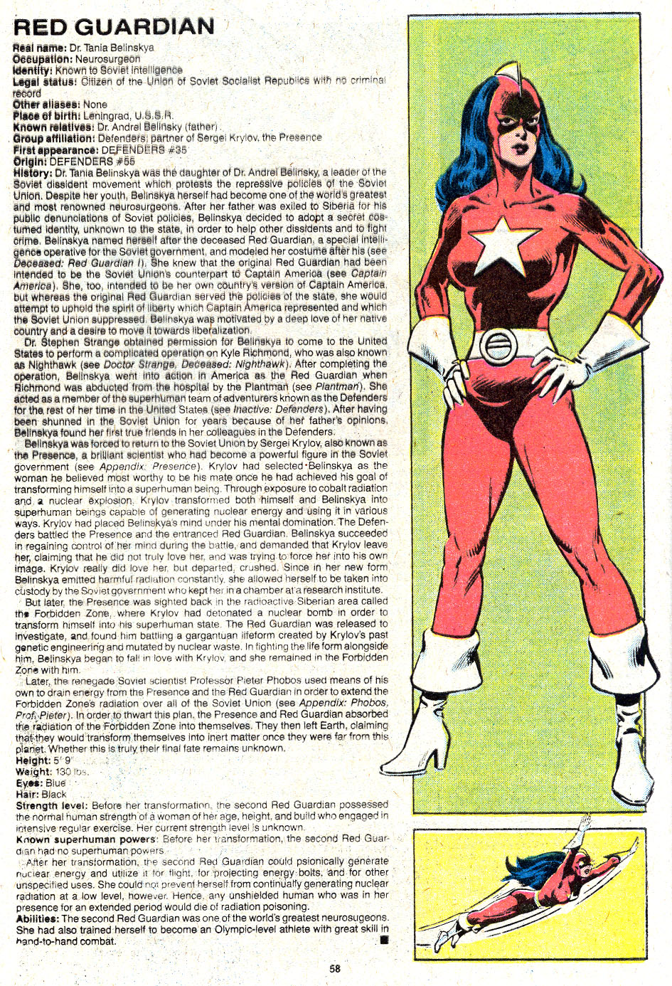 Read online The Official Handbook of the Marvel Universe Deluxe Edition comic -  Issue #10 - 67