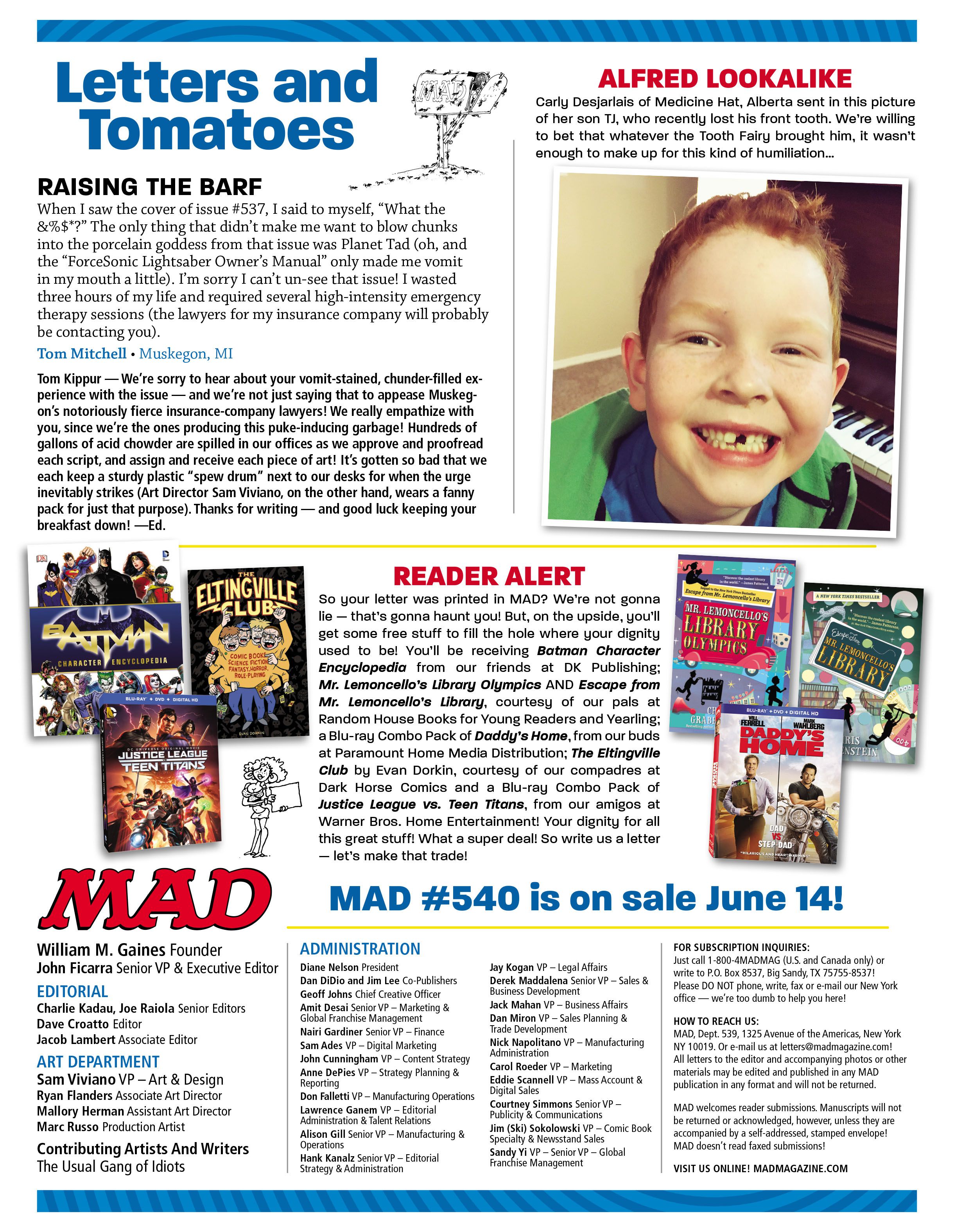Read online MAD comic -  Issue #539 - 69