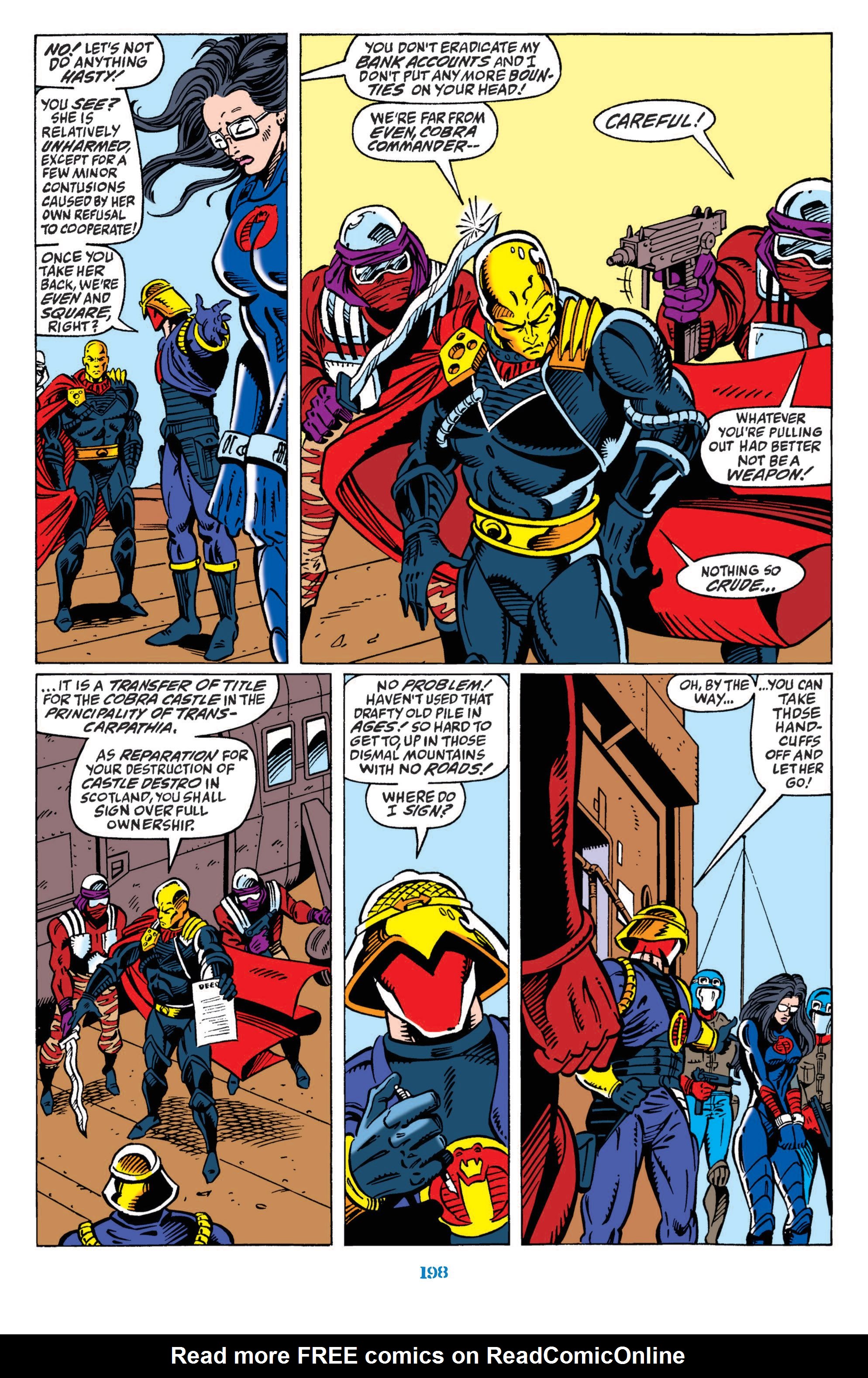 Read online Classic G.I. Joe comic -  Issue # TPB 12 (Part 2) - 99