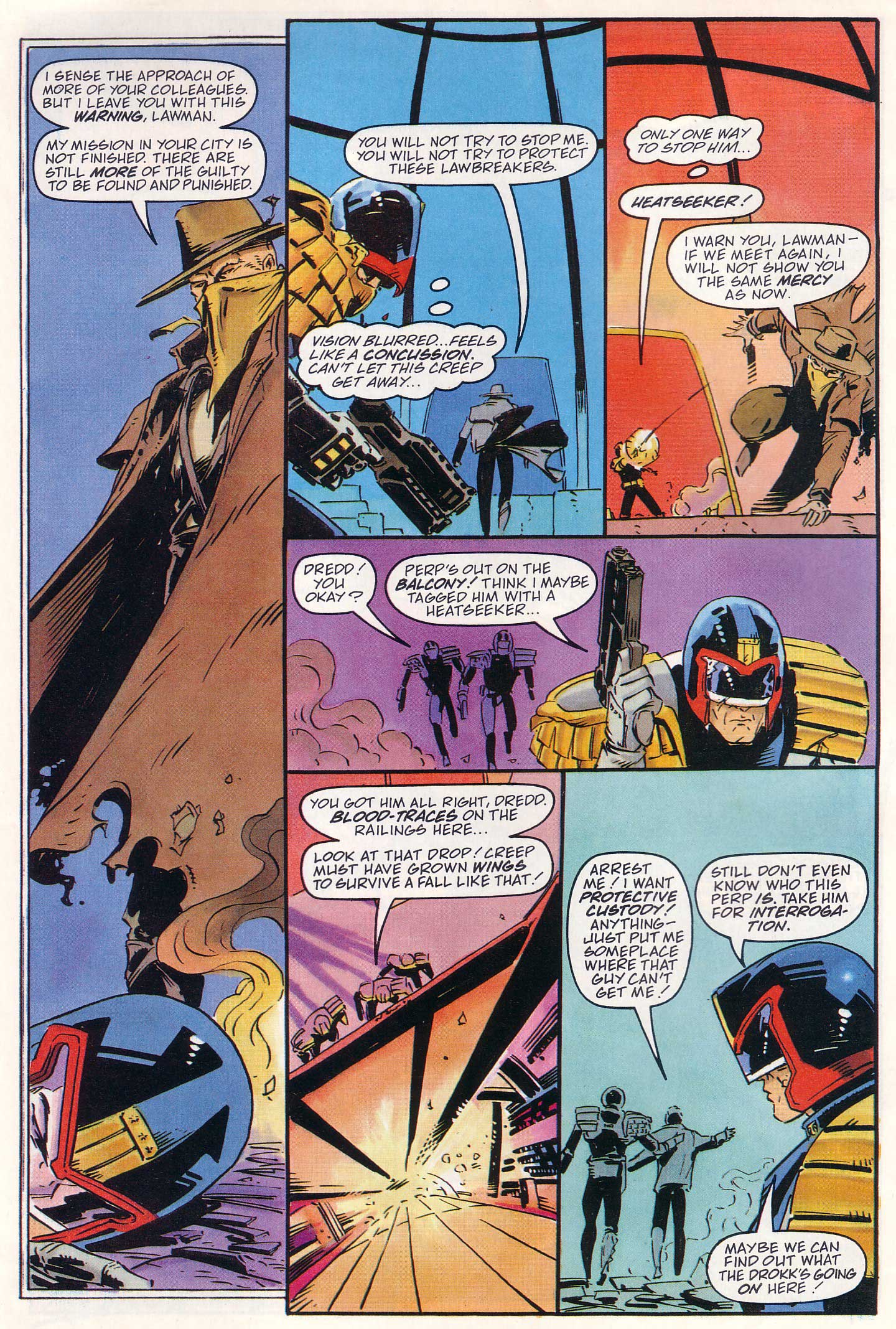 Read online Judge Dredd Lawman of the Future comic -  Issue #23 - 22