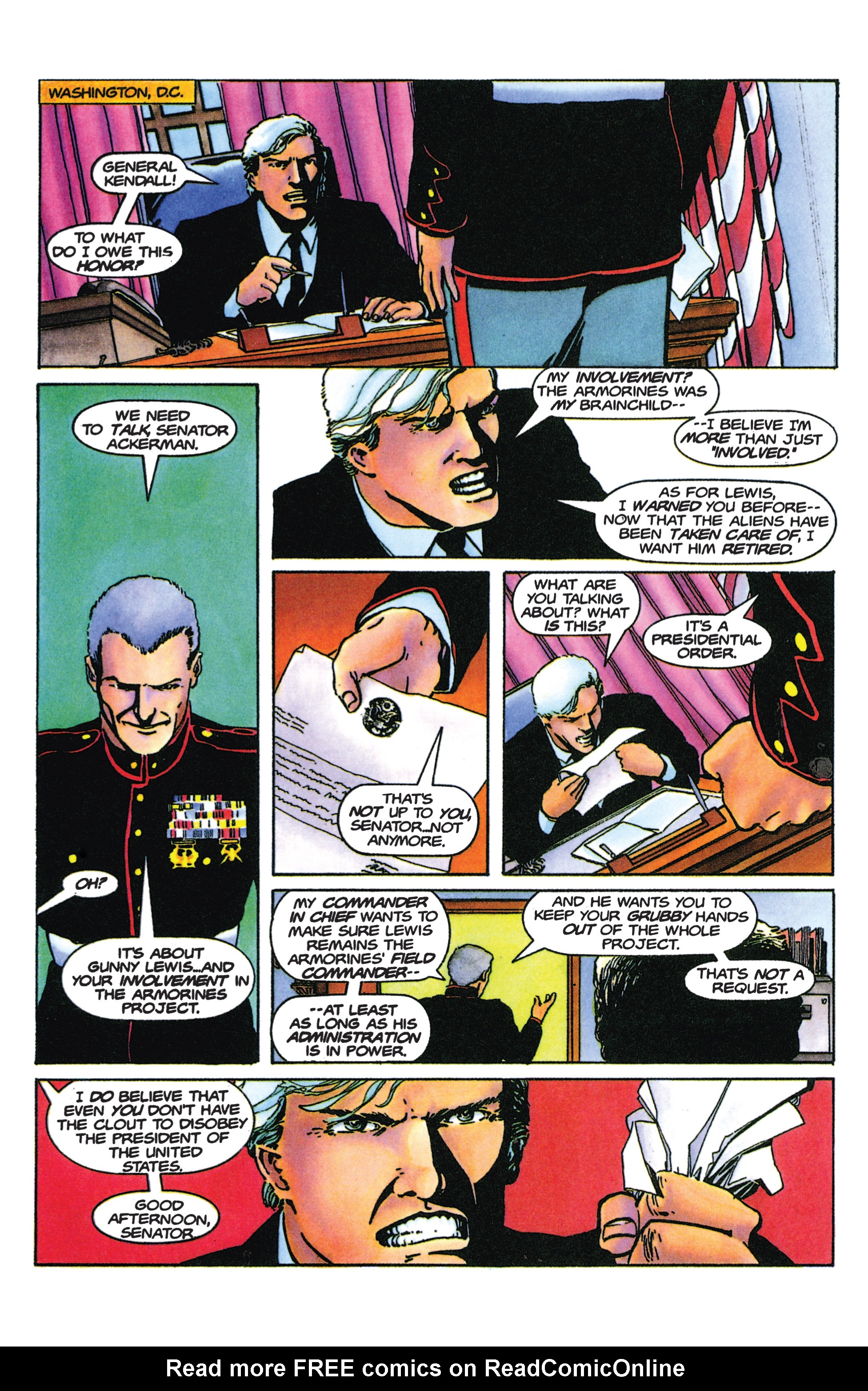 Read online Armorines comic -  Issue #9 - 16