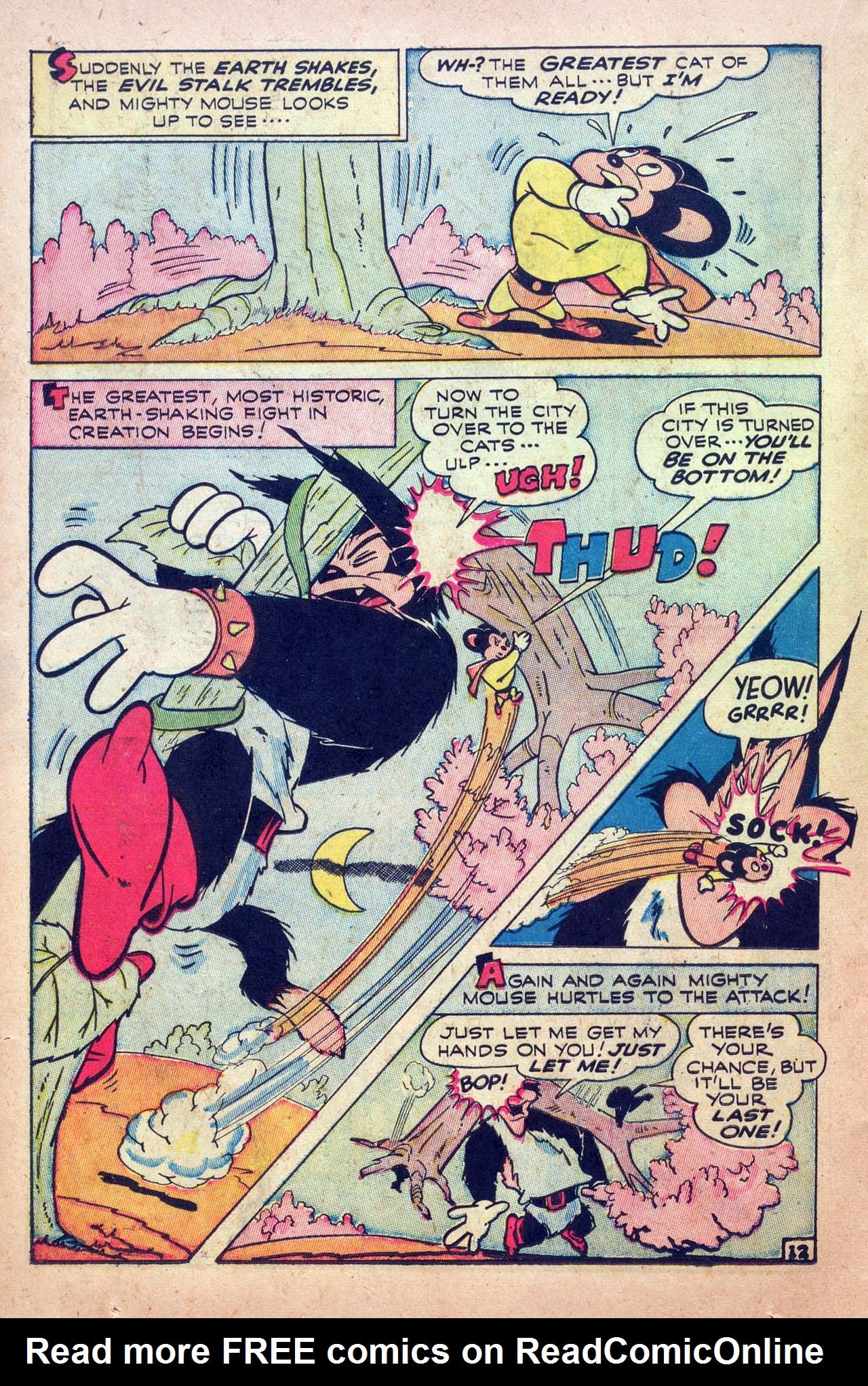 Read online Paul Terry's Mighty Mouse Comics comic -  Issue #4 - 14
