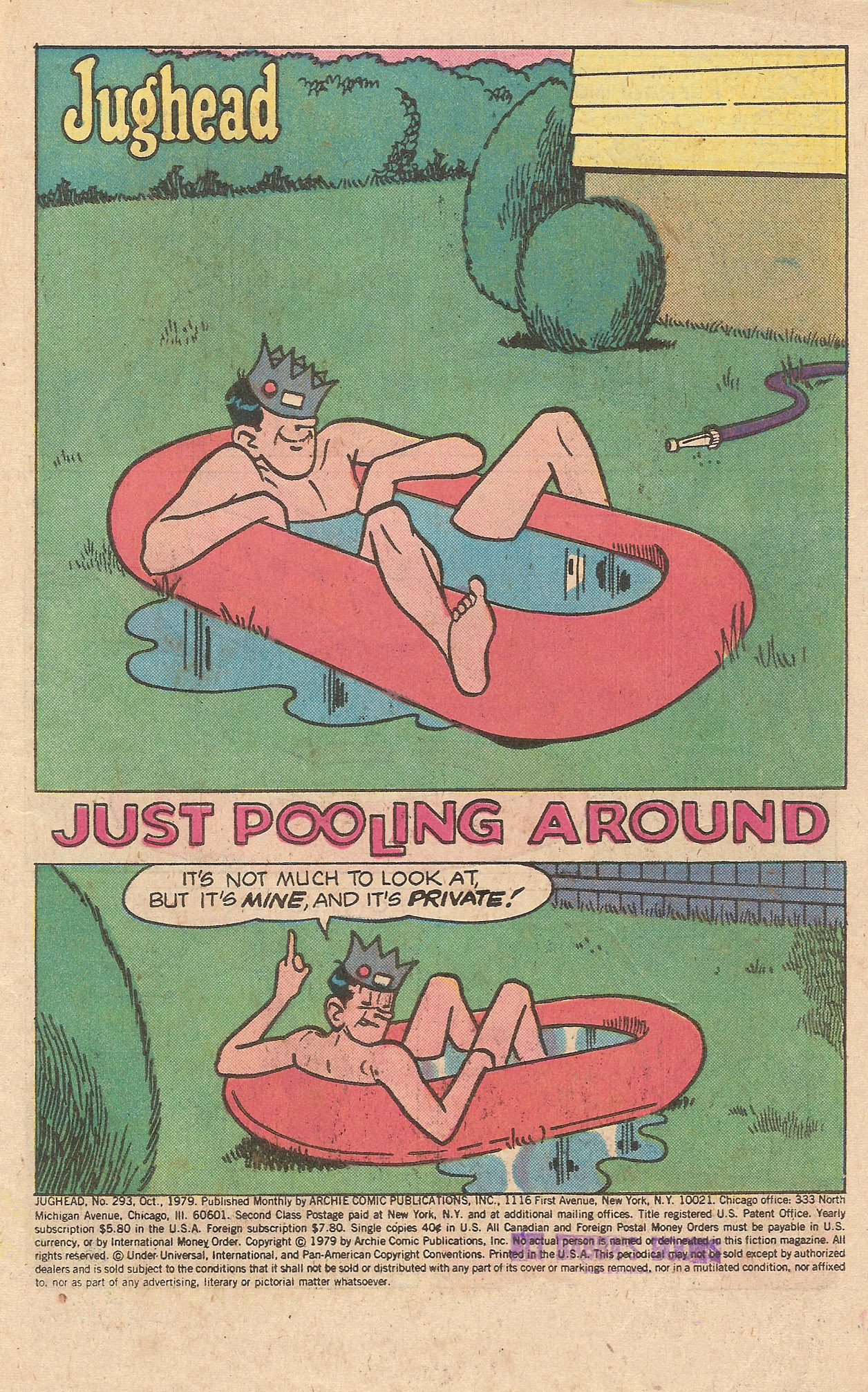 Read online Jughead (1965) comic -  Issue #293 - 3