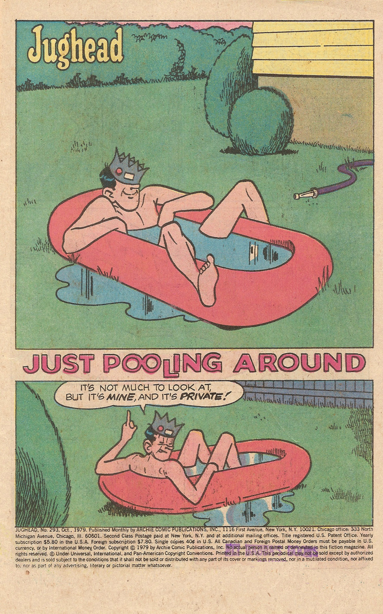 Read online Jughead (1965) comic -  Issue #293 - 3