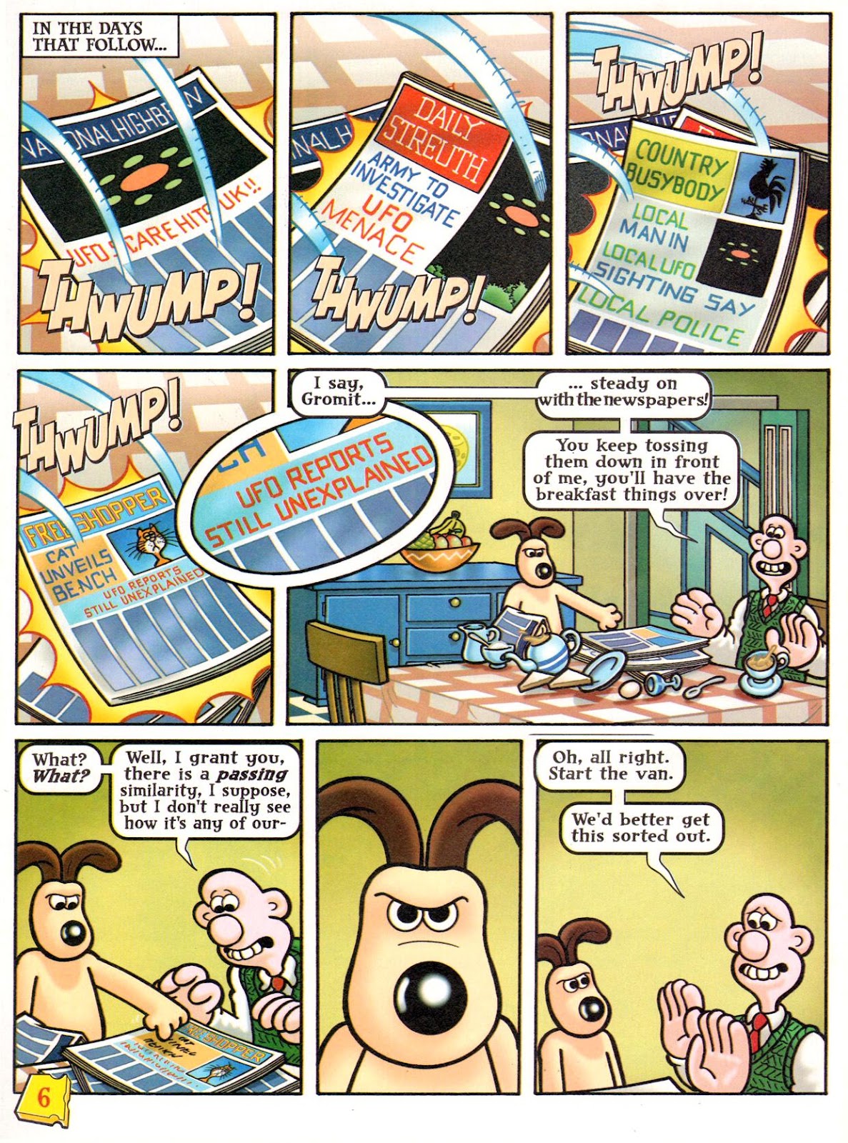 Wallace & Gromit Comic issue 10 - Page 6