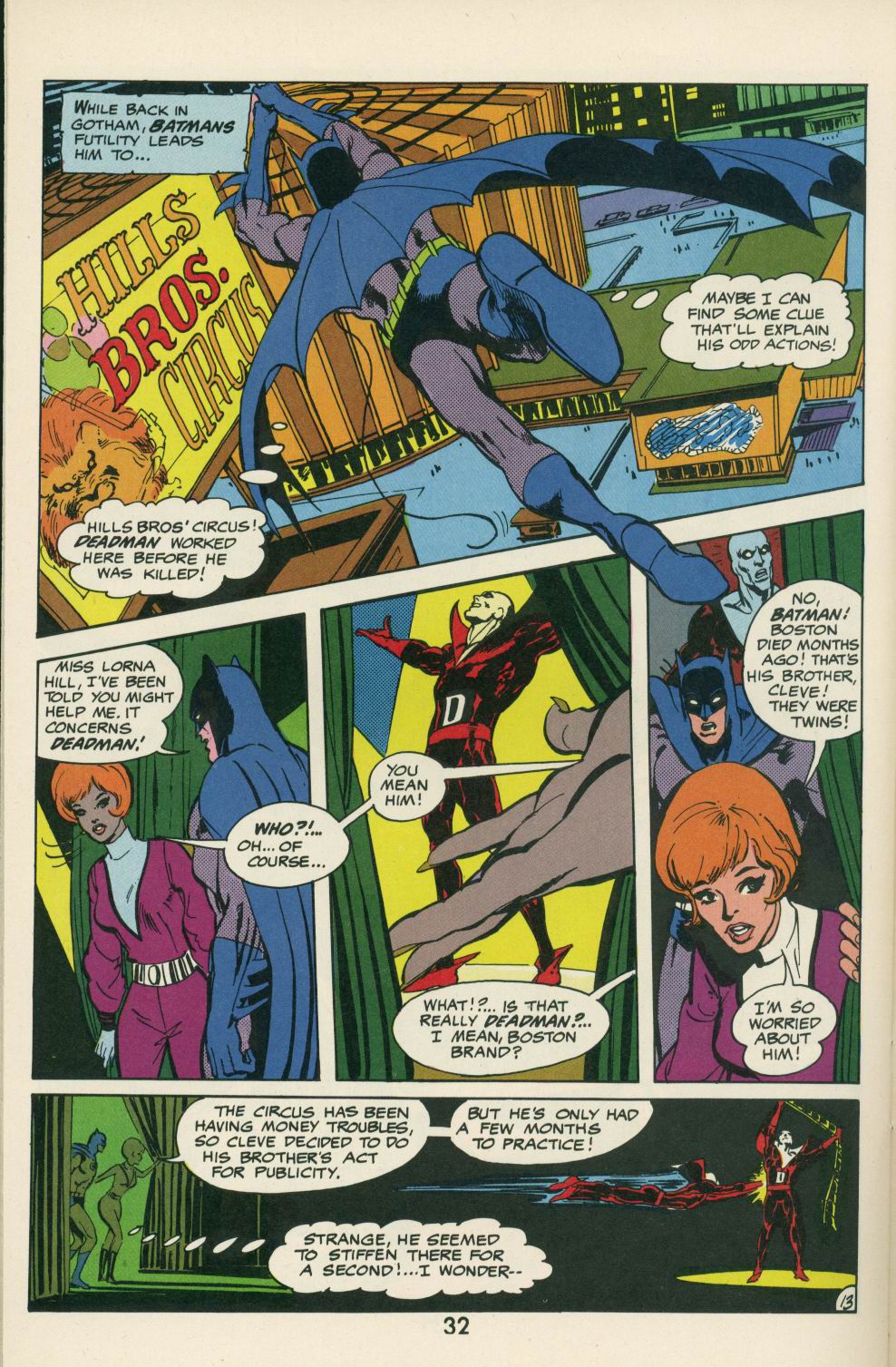 Read online Deadman (1985) comic -  Issue #7 - 32