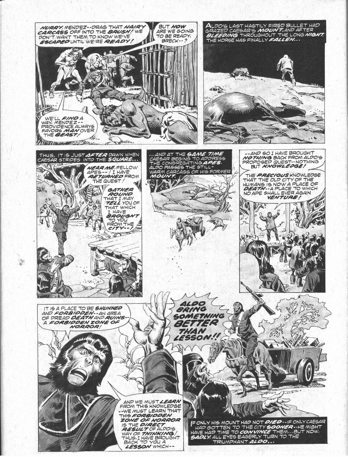 Read online Planet of the Apes comic -  Issue #22 - 18