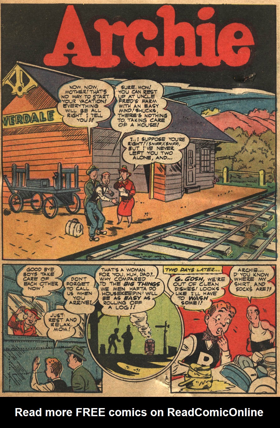Read online Pep Comics comic -  Issue #40 - 48