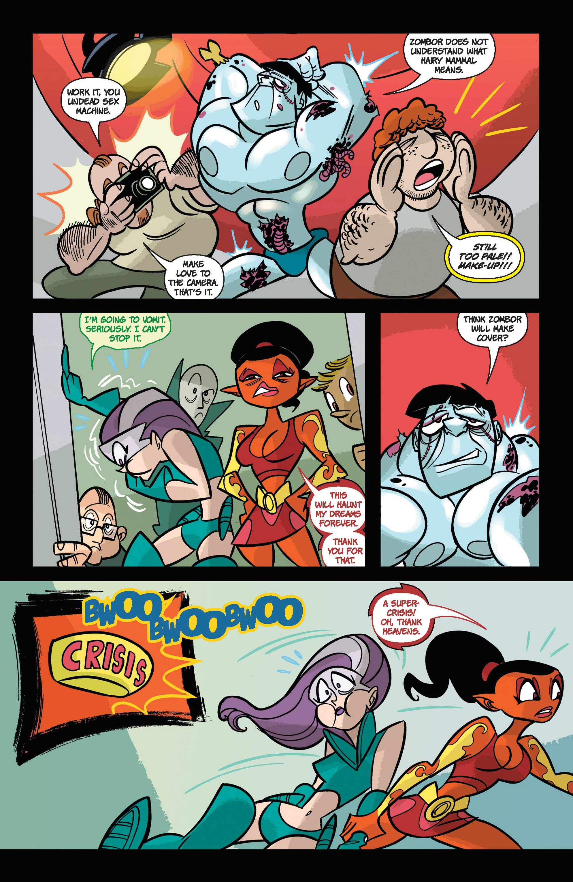 Read online Super Human Resources comic -  Issue #1 - 15