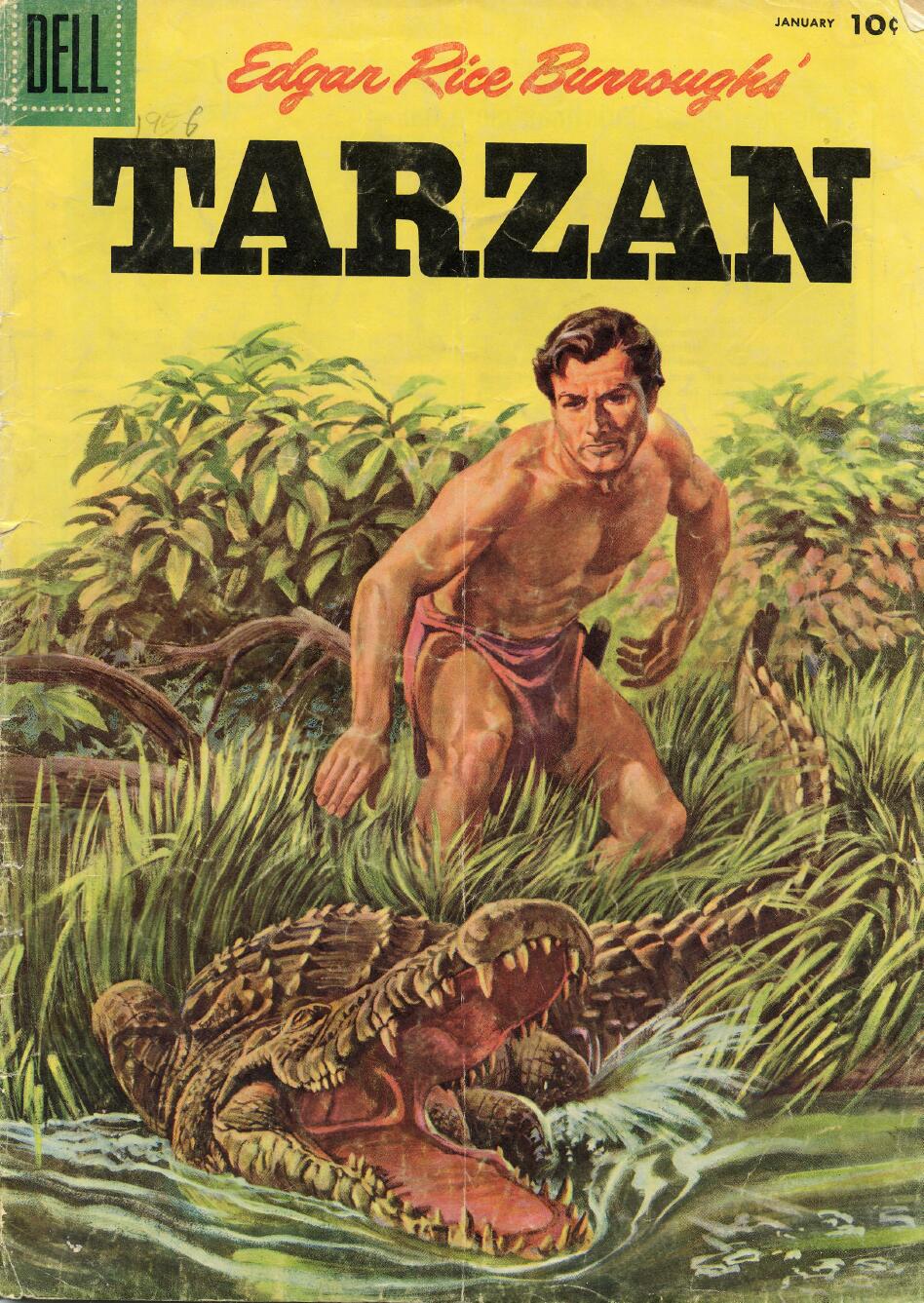 Read online Tarzan (1948) comic -  Issue #76 - 1