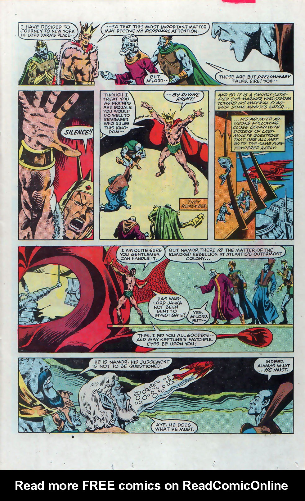 Read online Prince Namor, the Sub-Mariner comic -  Issue #1 - 7