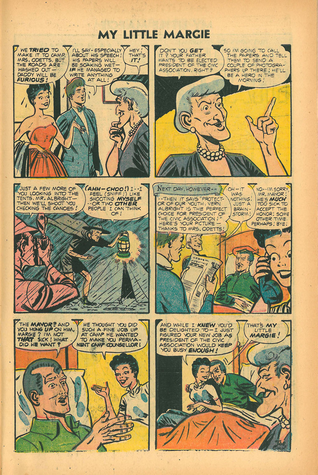 Read online My Little Margie (1954) comic -  Issue #6 - 27