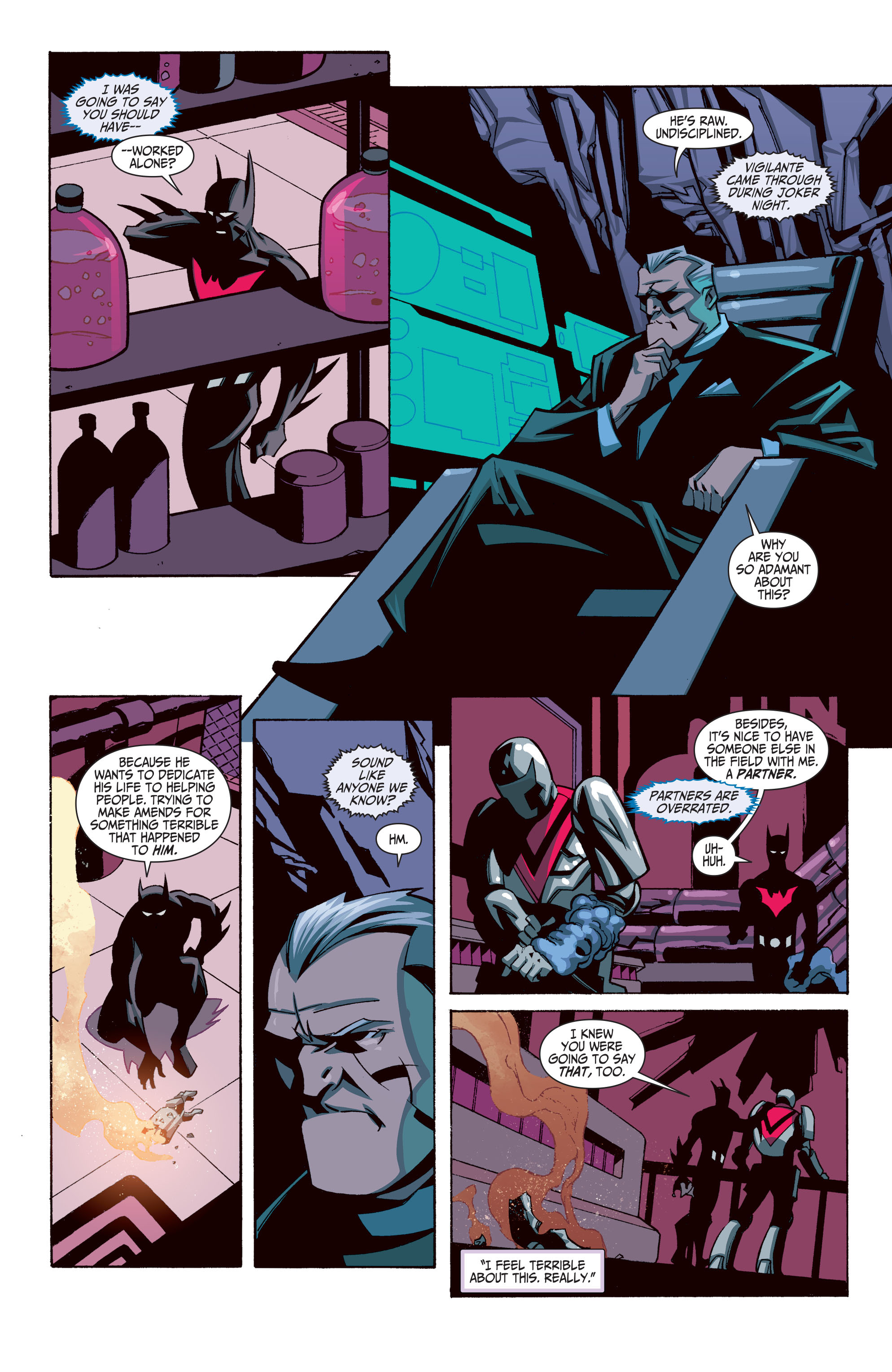 Read online Batman Beyond 2.0 comic -  Issue # _TPB 3 (Part 1) - 13