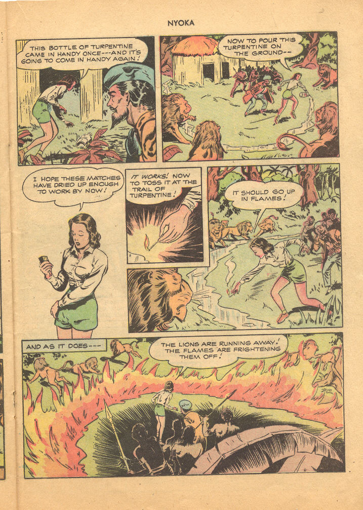 Read online Nyoka the Jungle Girl (1945) comic -  Issue #19 - 21