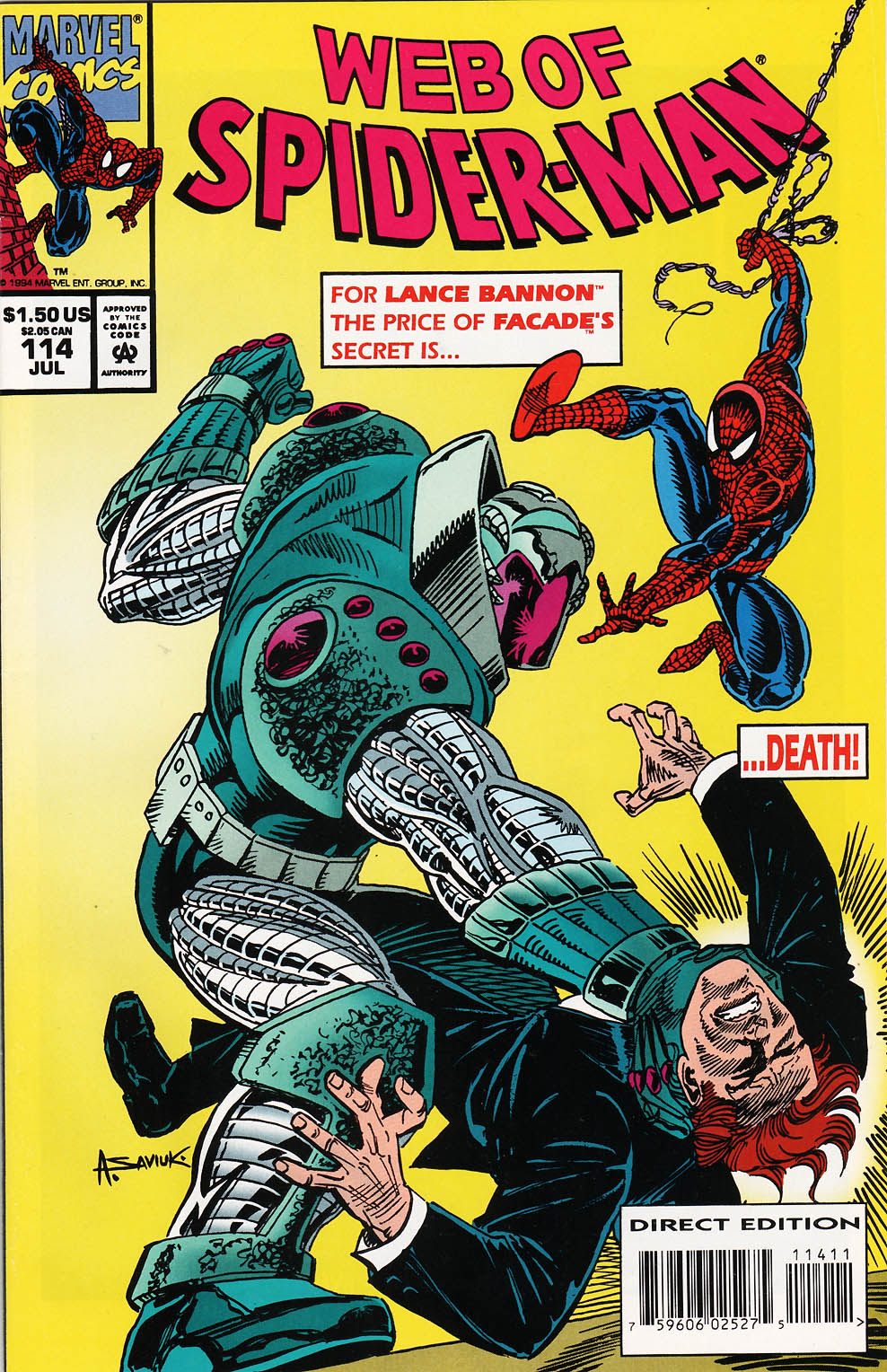 Read online Web of Spider-Man (1985) comic -  Issue #114 - 1