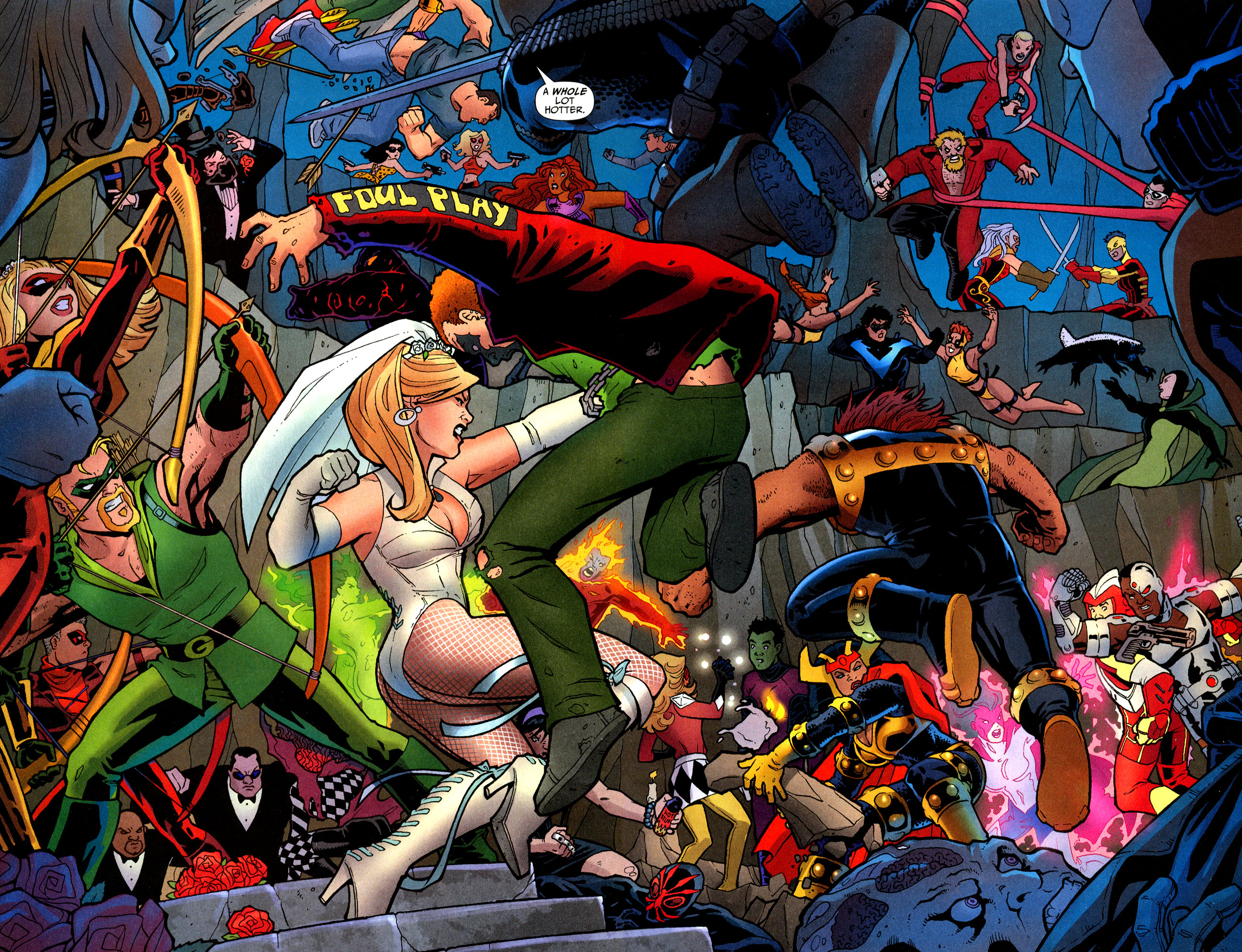 Read online Green Arrow/Black Canary Wedding Special comic -  Issue # Full - 23