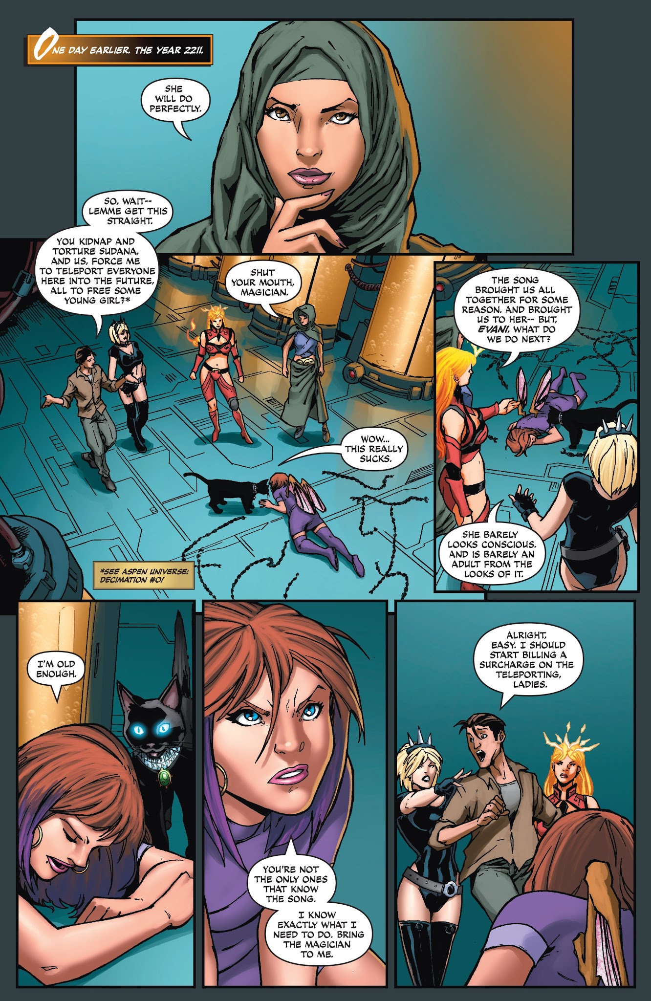 Read online Aspen Universe: Decimation comic -  Issue #1 - 7