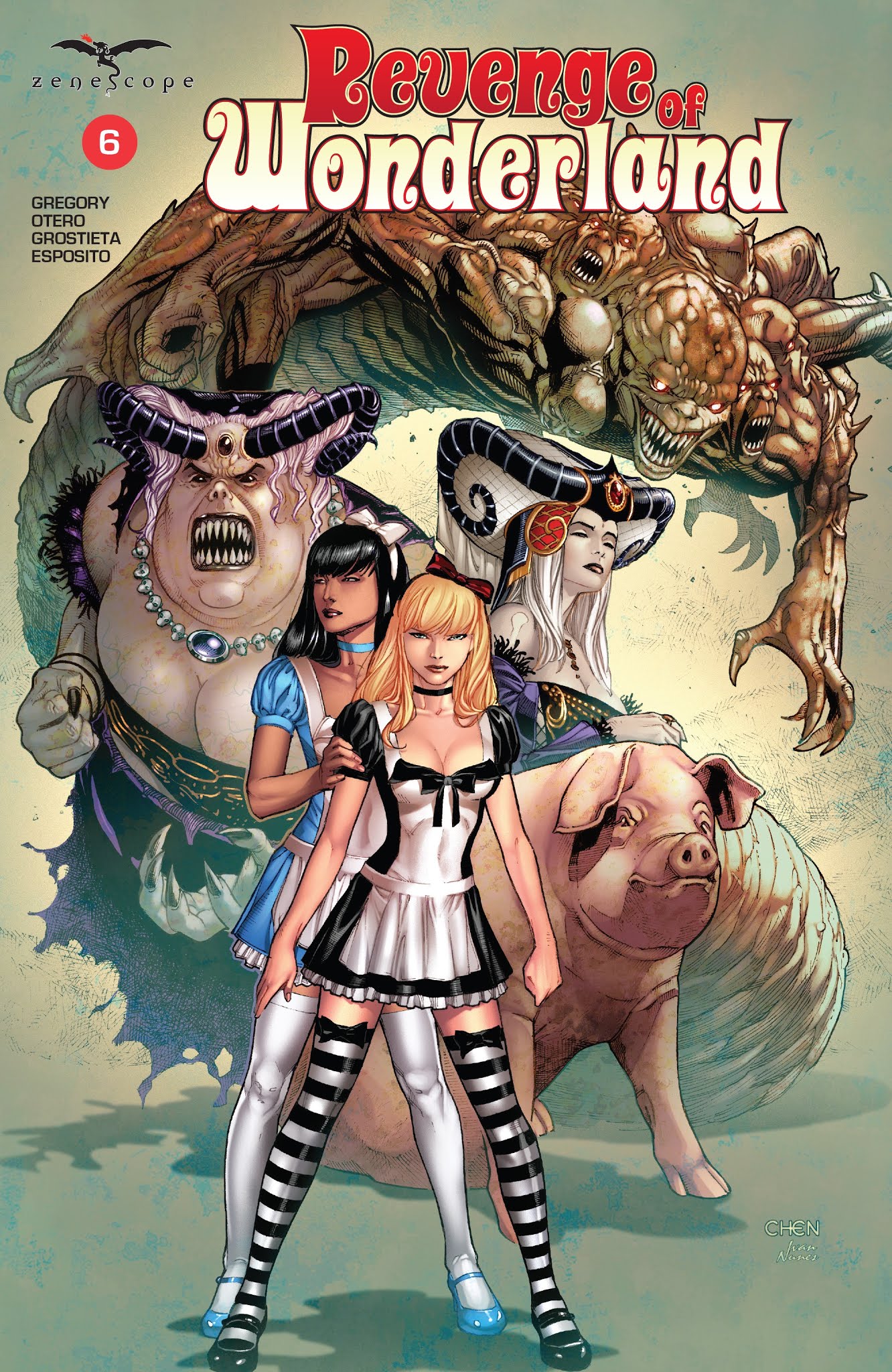 Read online Revenge of Wonderland comic -  Issue #6 - 1