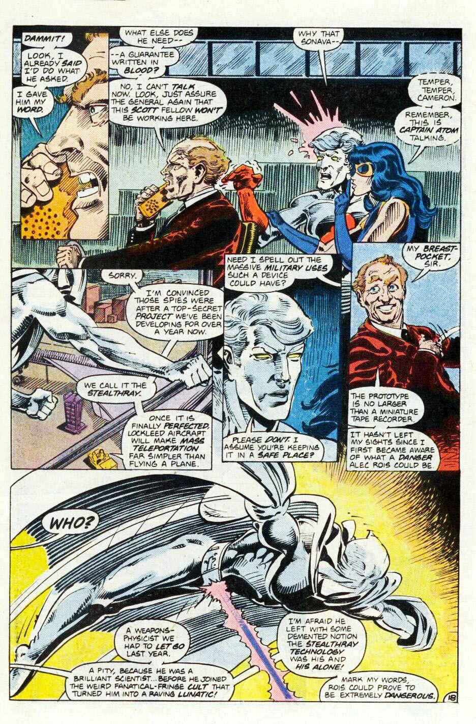 Read online Captain Atom (1987) comic -  Issue #14 - 19