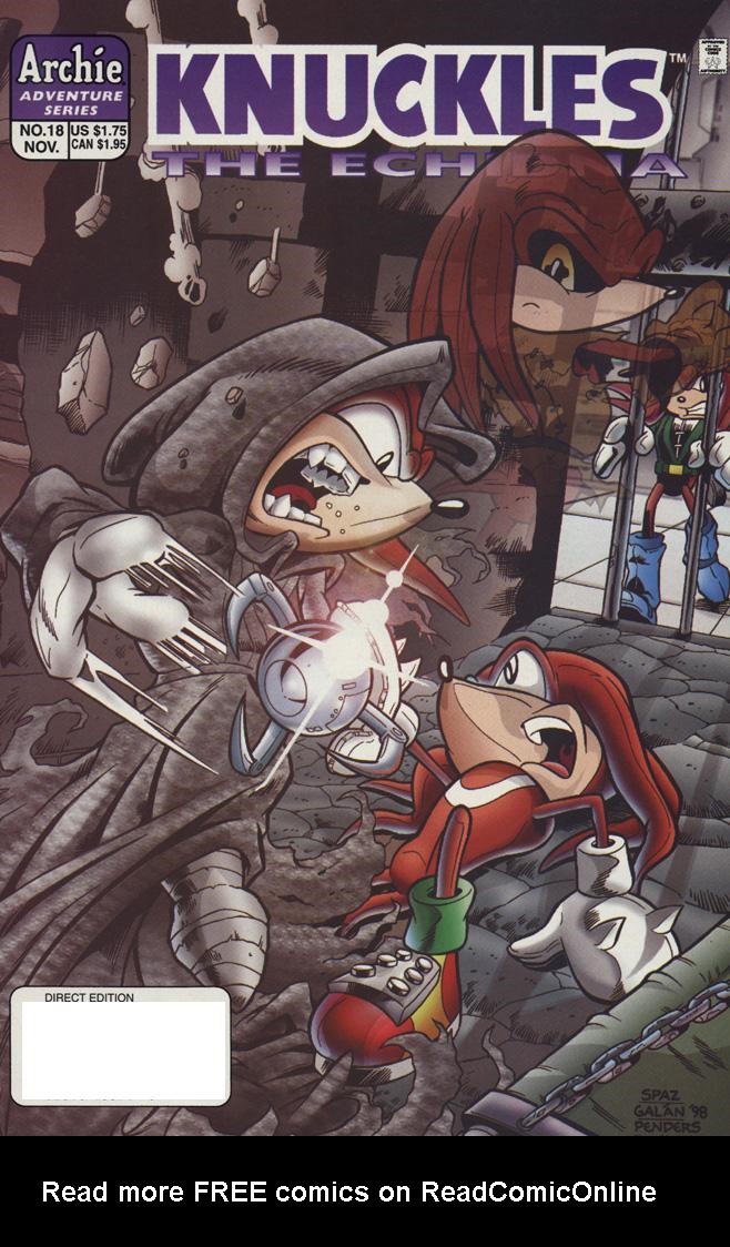 Read online Knuckles the Echidna comic -  Issue #18 - 1
