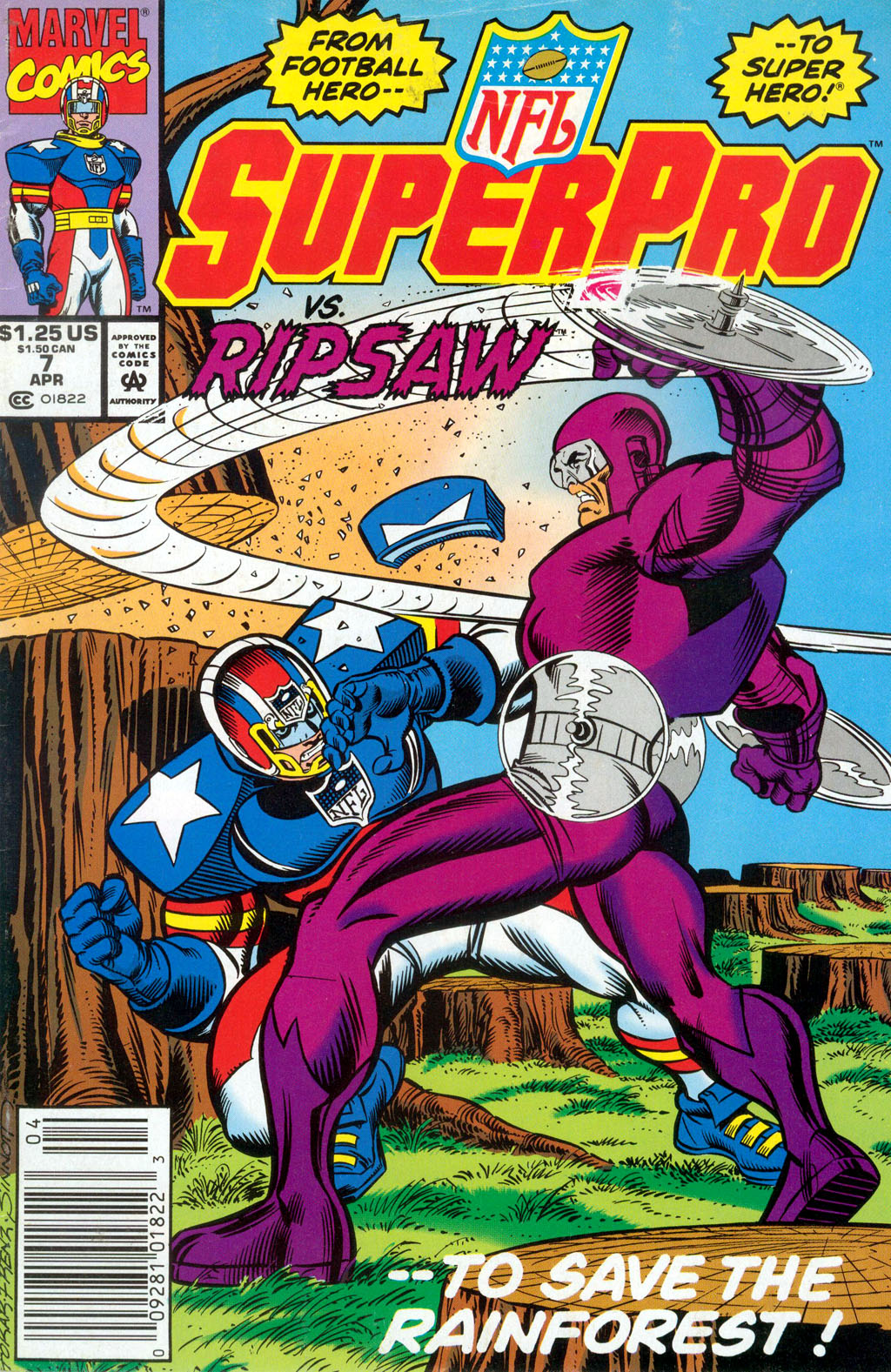 Read online NFL SuperPro comic -  Issue #7 - 1