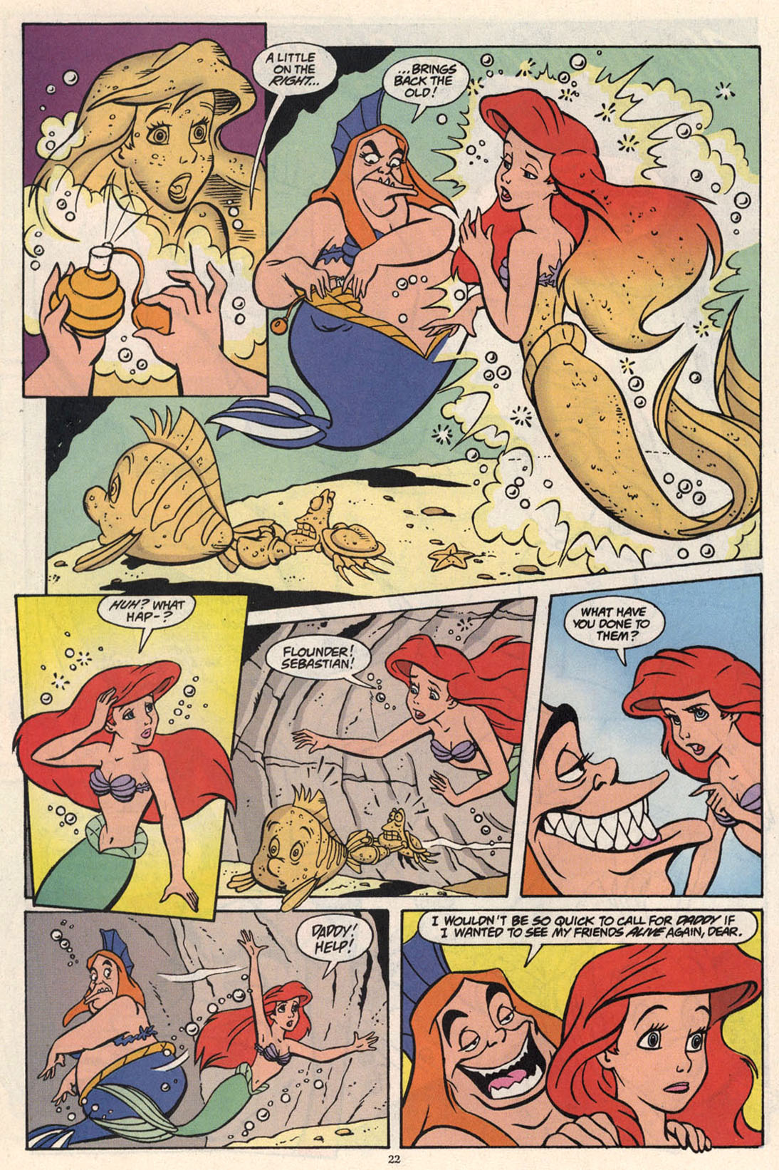 Read online Disney's The Little Mermaid comic -  Issue #11 - 22