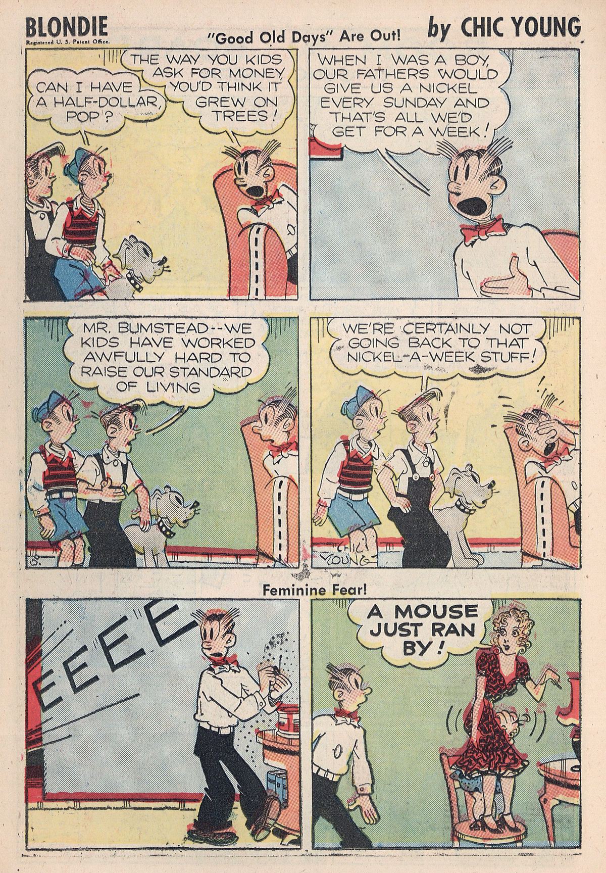 Read online Blondie Comics (1947) comic -  Issue #11 - 16