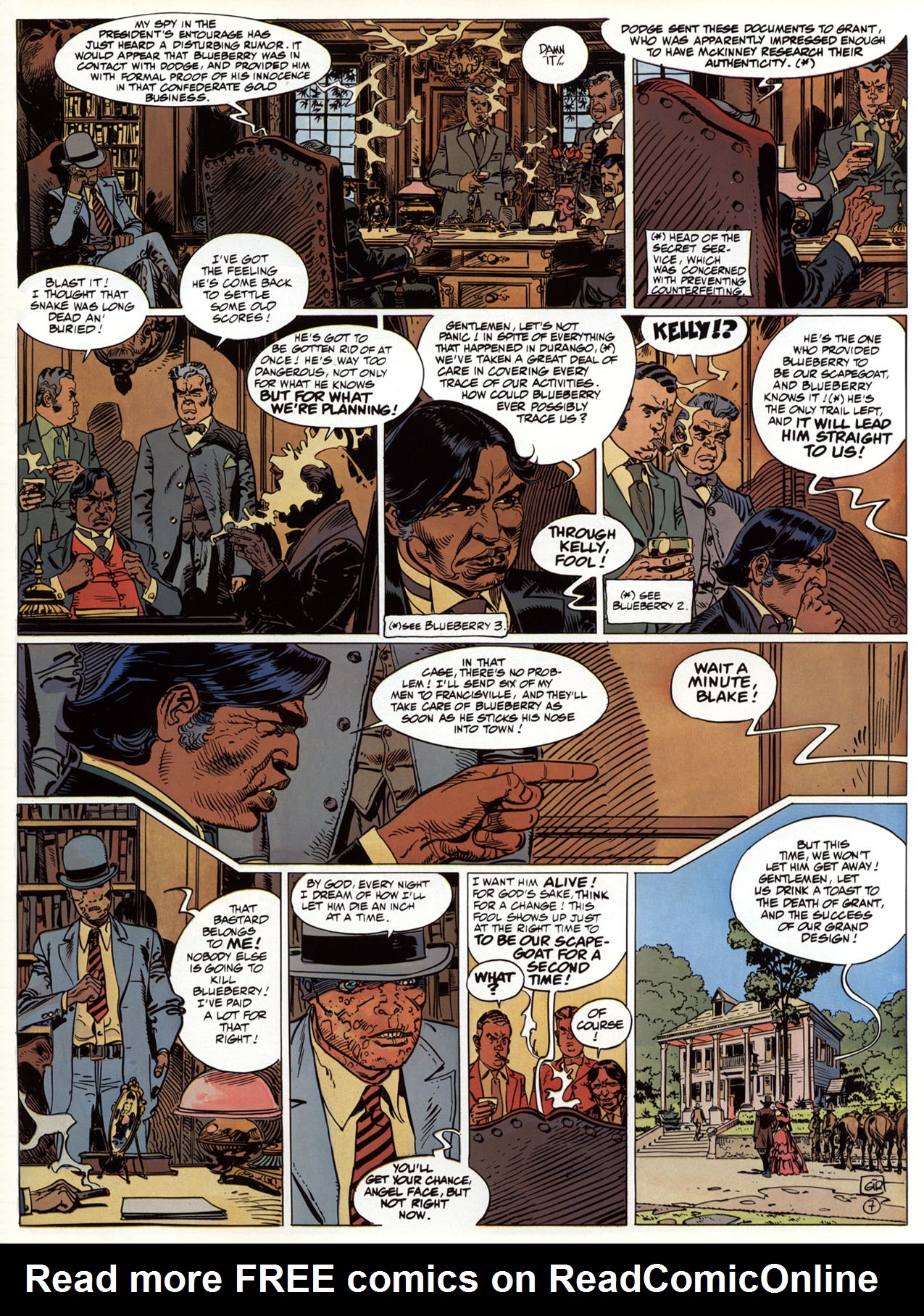 Read online Epic Graphic Novel: Blueberry comic -  Issue #5 - 59