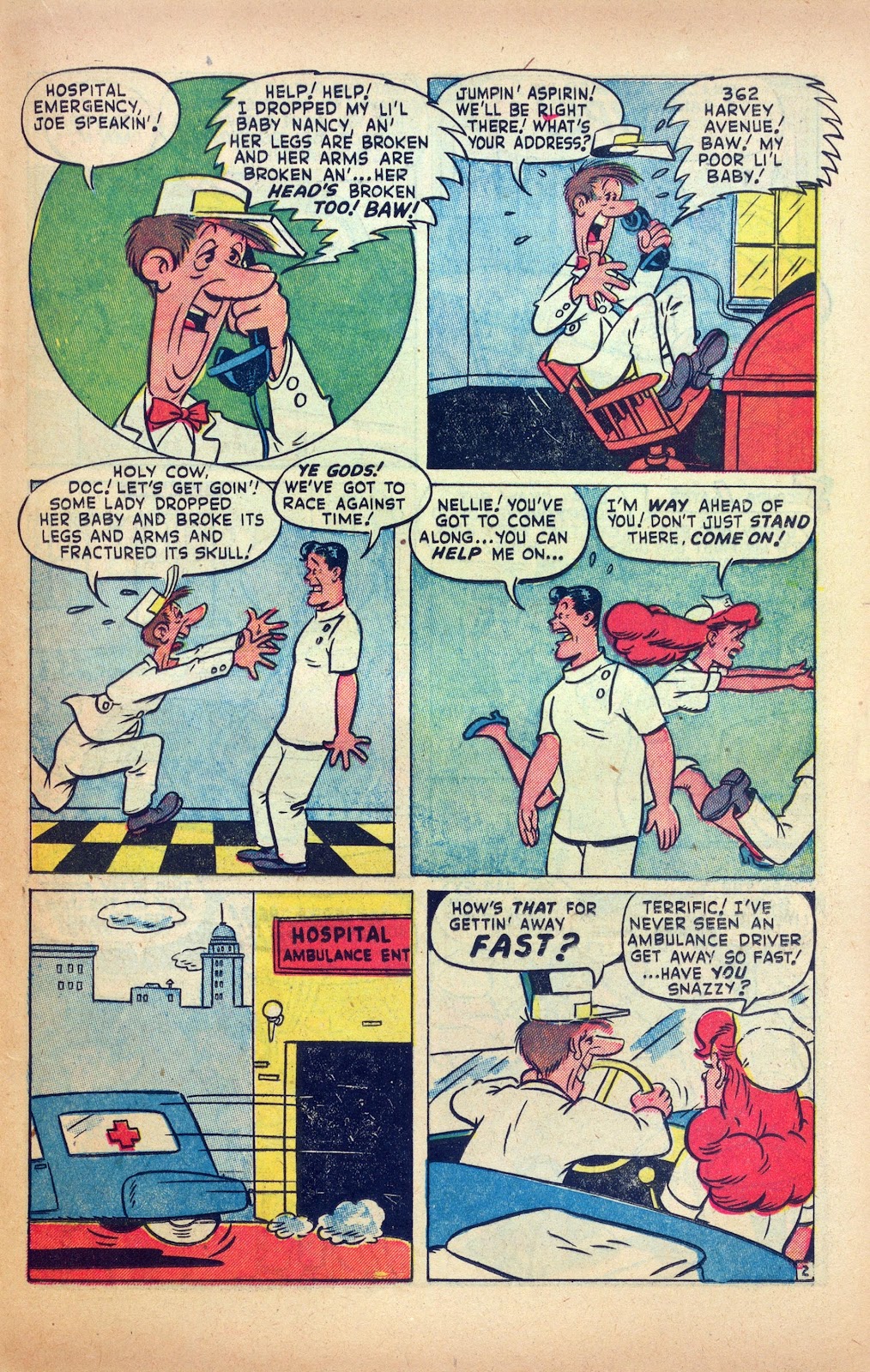 Read online Nellie The Nurse (1945) comic -  Issue #25 - 21