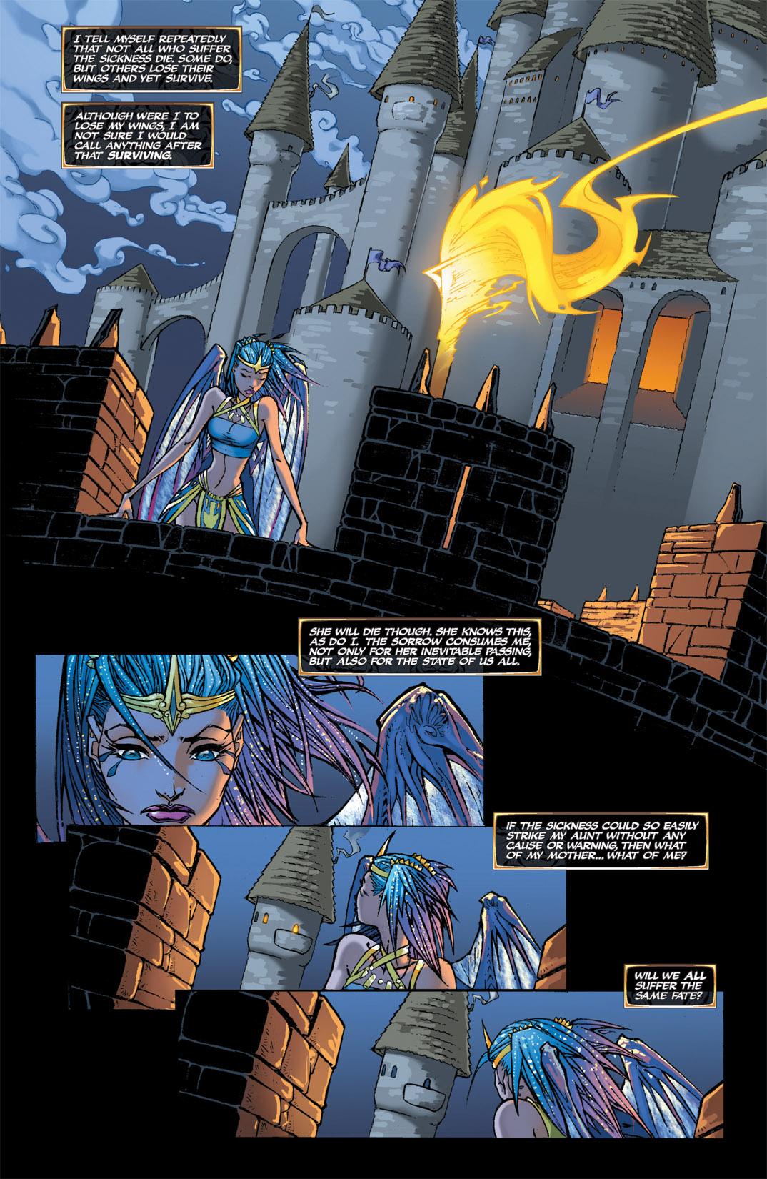 Read online Michael Turner's Soulfire: Dying Of The Light comic -  Issue #0 - 12