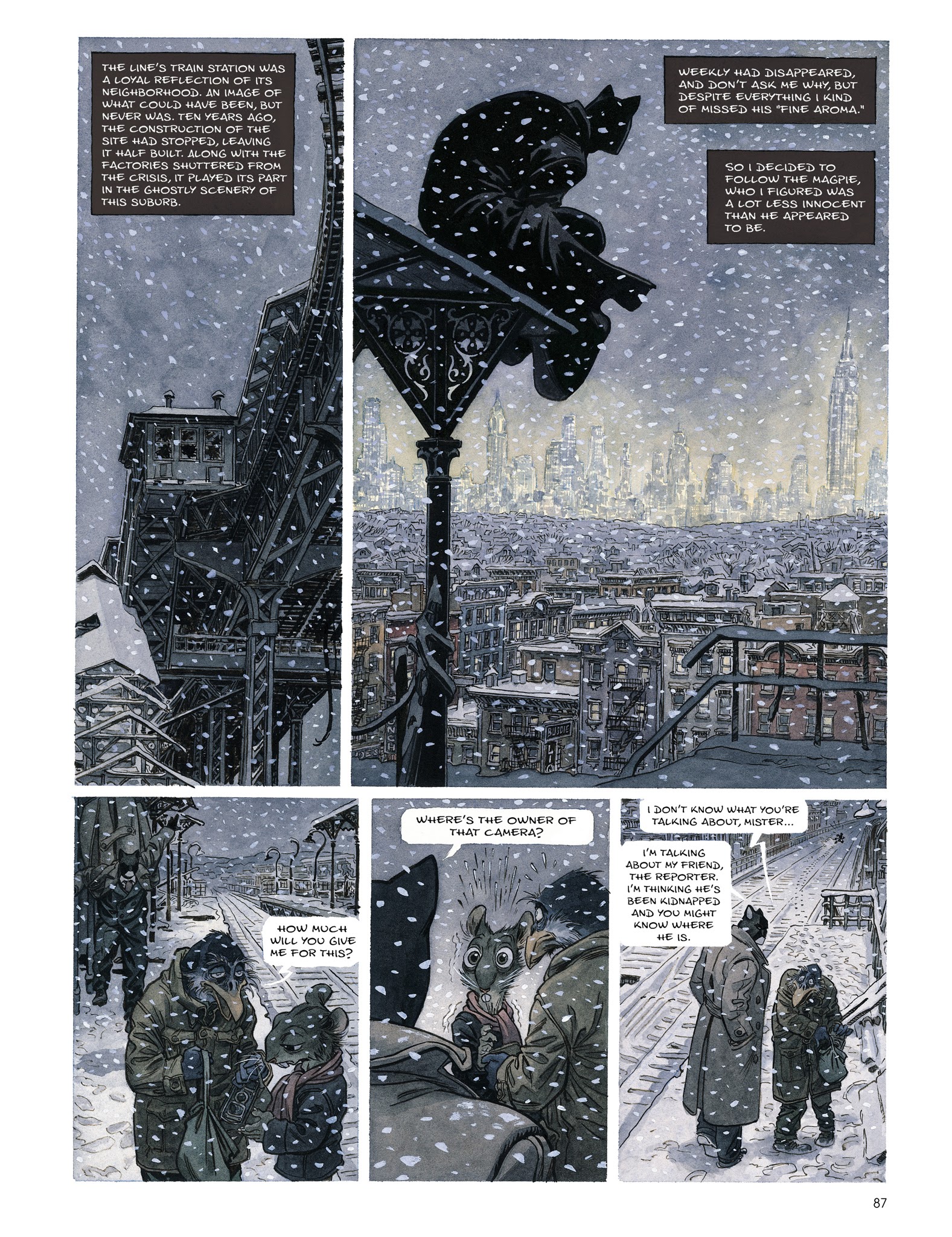 Read online Blacksad: The Collected Stories comic -  Issue # TPB (Part 1) - 88
