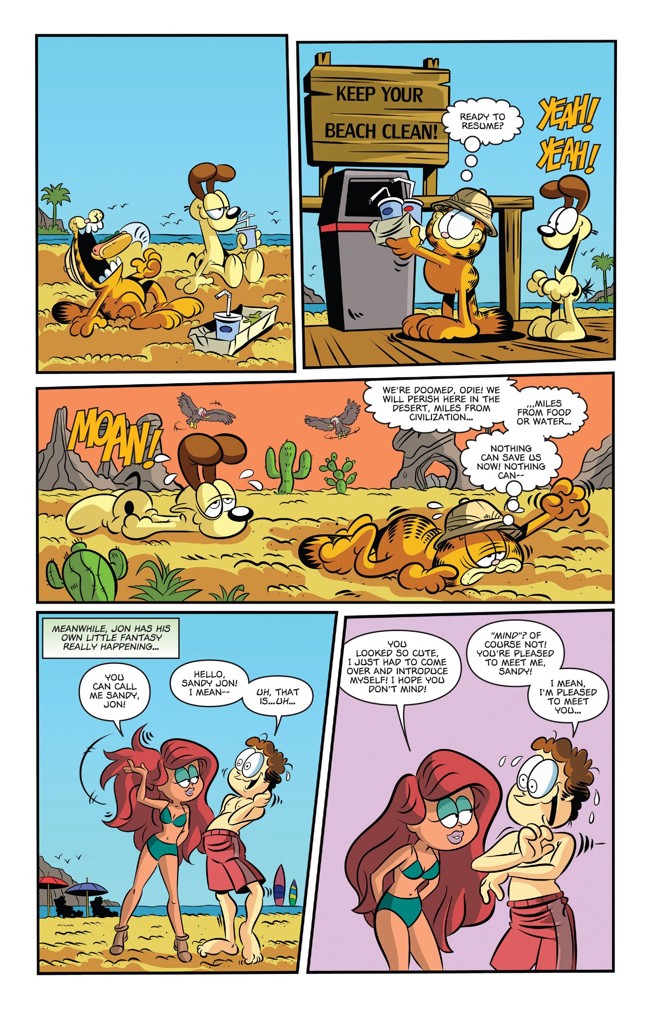 Read online Garfield 2018 Vacation Time Blues comic -  Issue # Full - 12