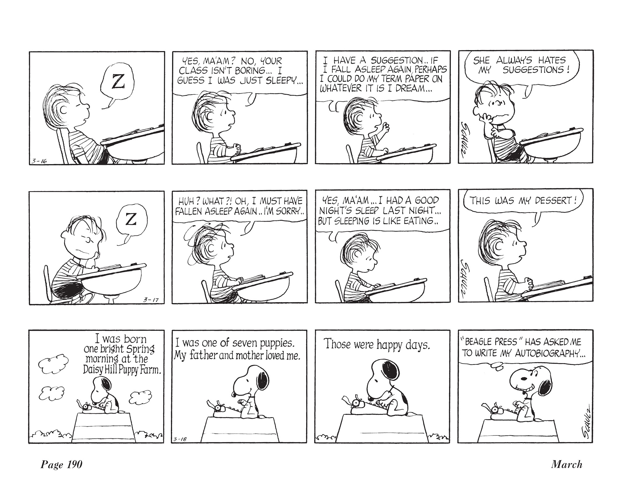 Read online The Complete Peanuts comic -  Issue # TPB 10 - 203