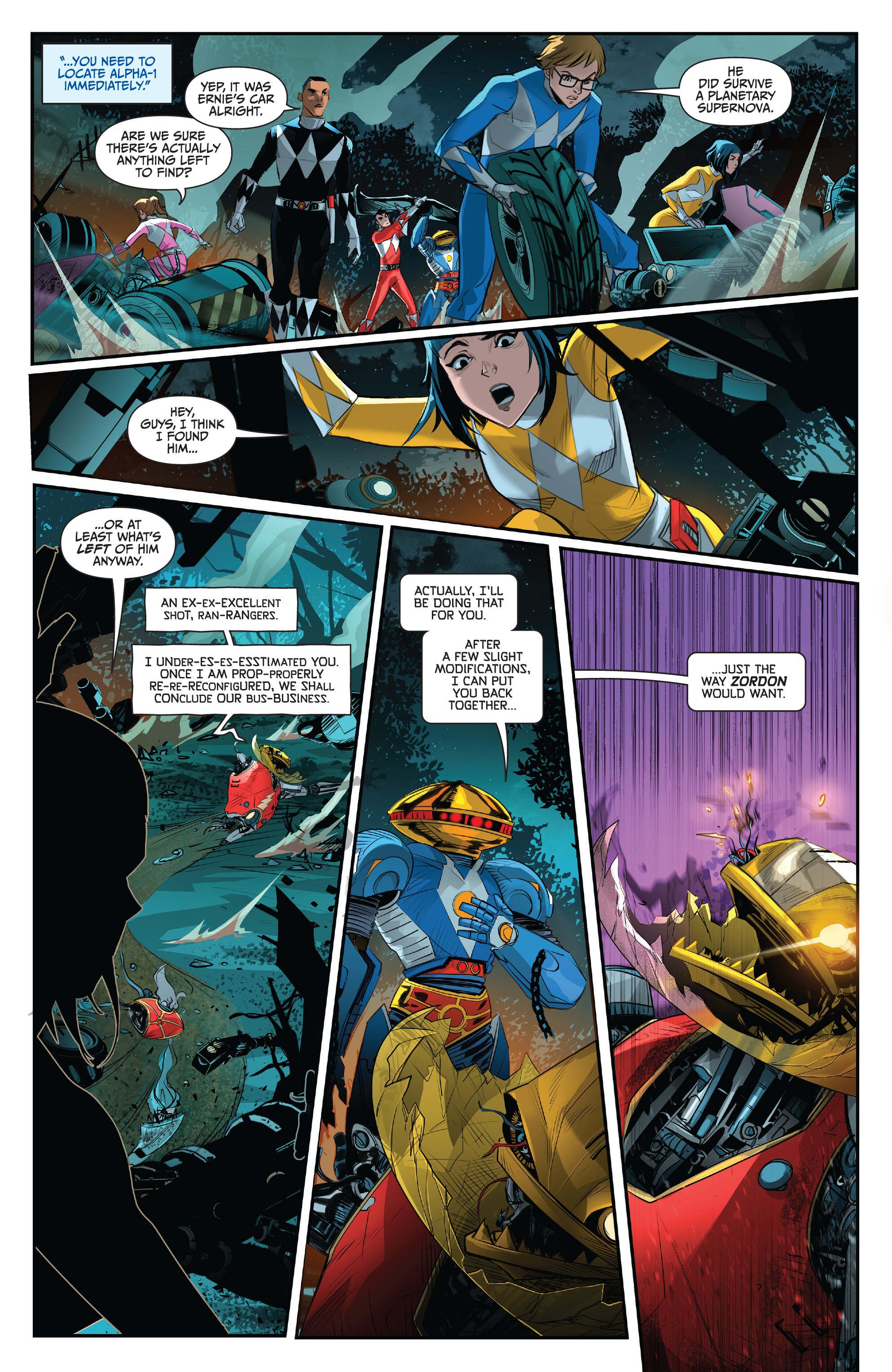 Read online Saban's Go Go Power Rangers: Forever Rangers comic -  Issue # Full - 19