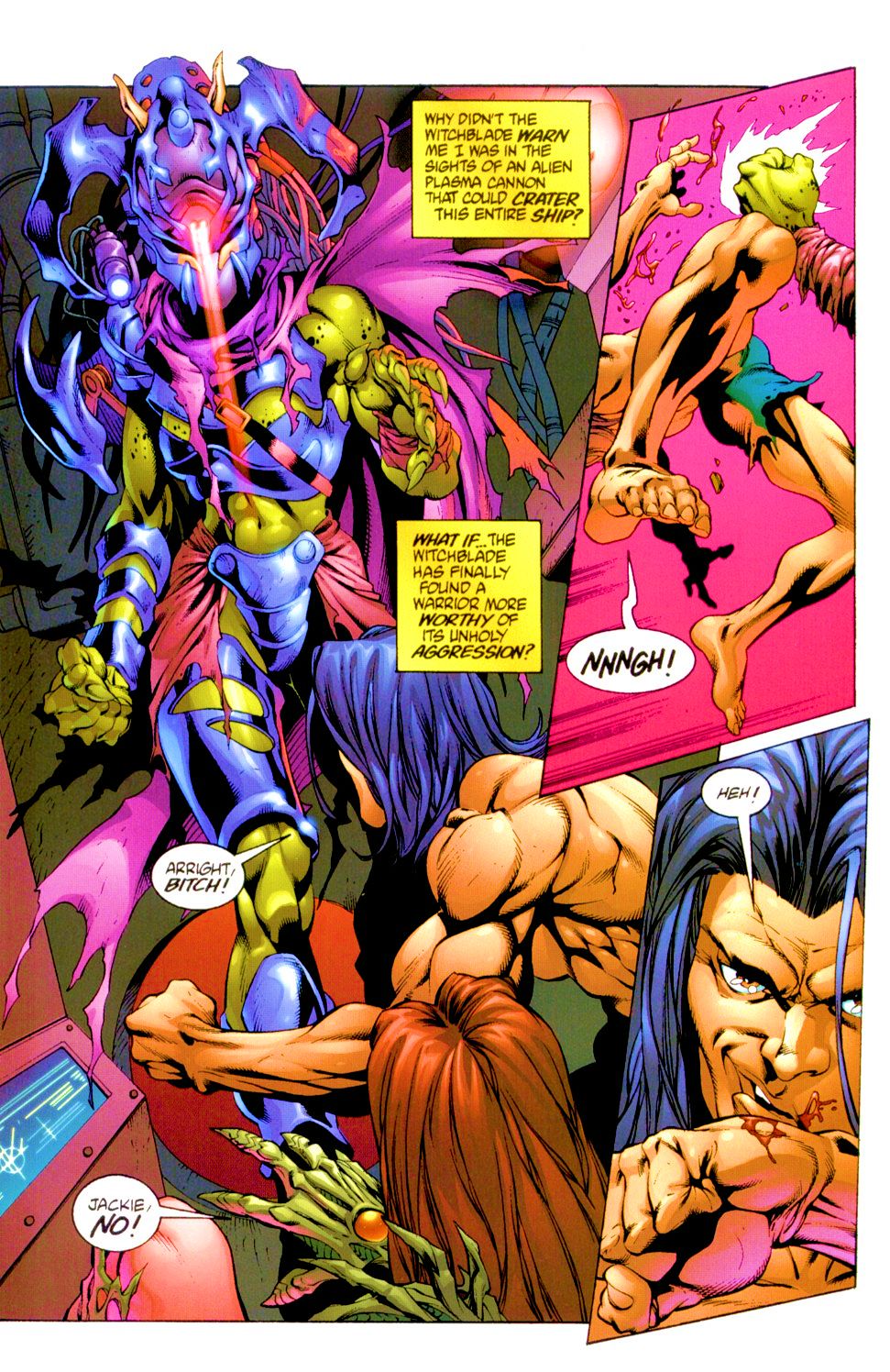 Read online Witchblade/Aliens/The Darkness/Predator: Mindhunter comic -  Issue #3 - 11