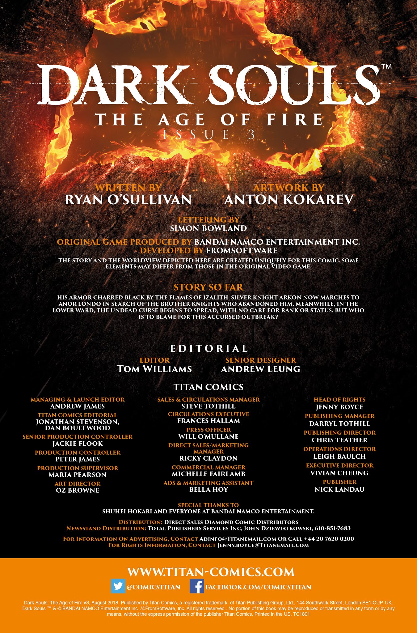 Read online Dark Souls: The Age of Fire comic -  Issue #3 - 3