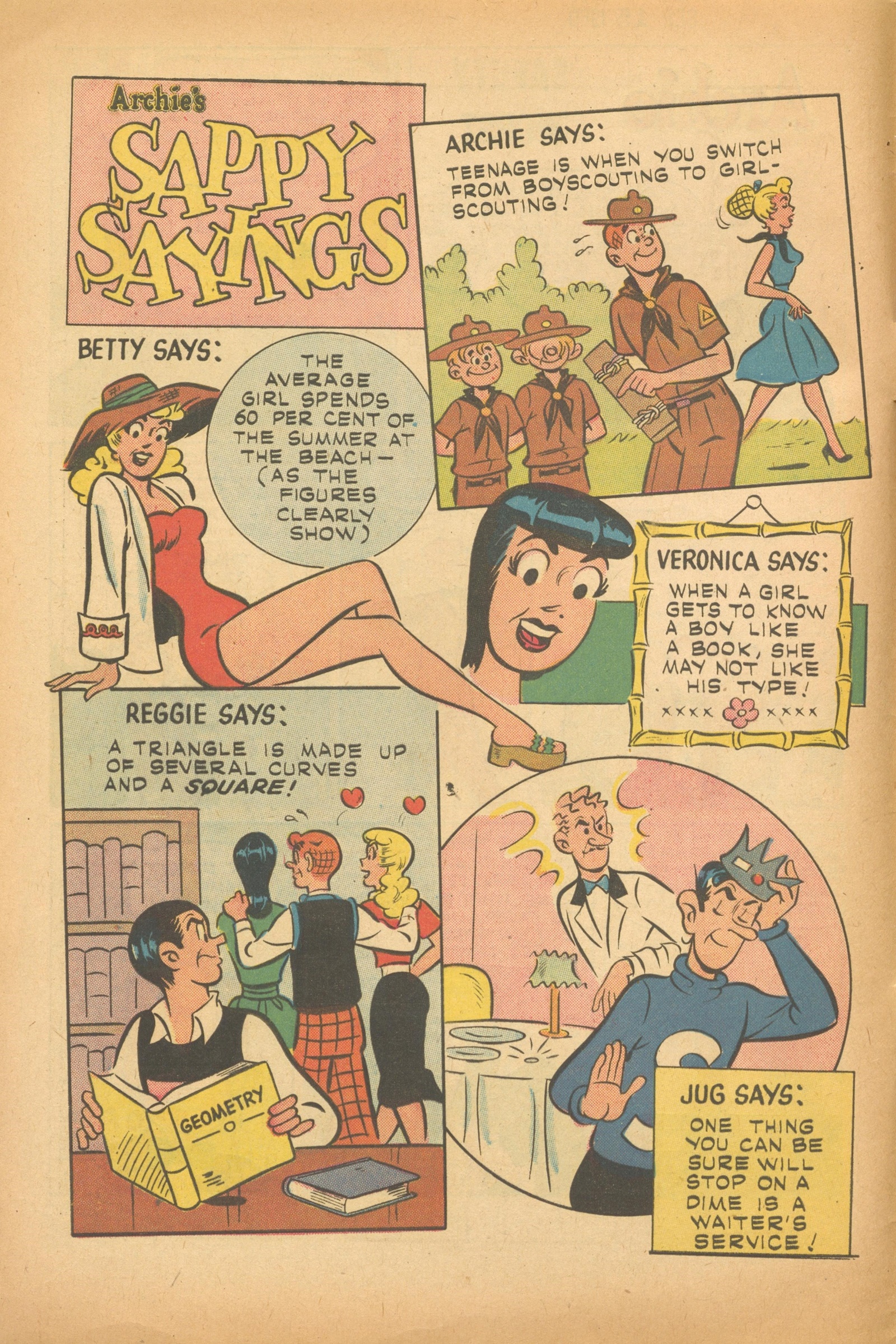 Read online Archie's Joke Book Magazine comic -  Issue #49 - 4