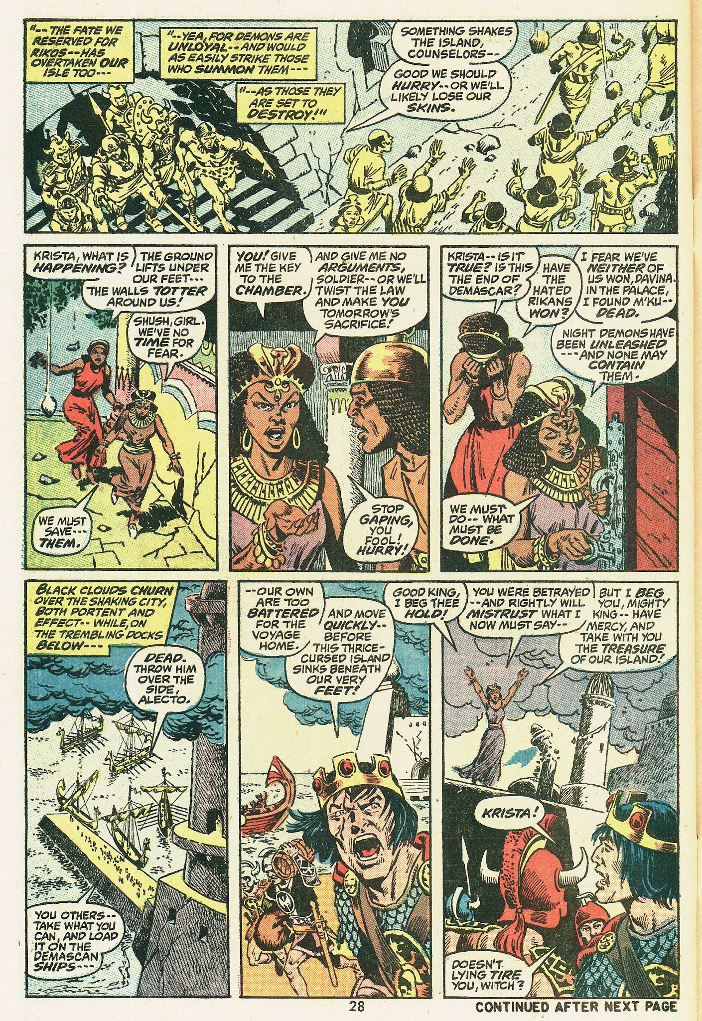 Read online Kull, the Conqueror (1971) comic -  Issue #5 - 21