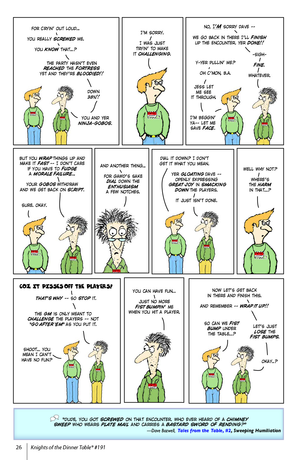 Read online Knights of the Dinner Table comic -  Issue #191 - 28