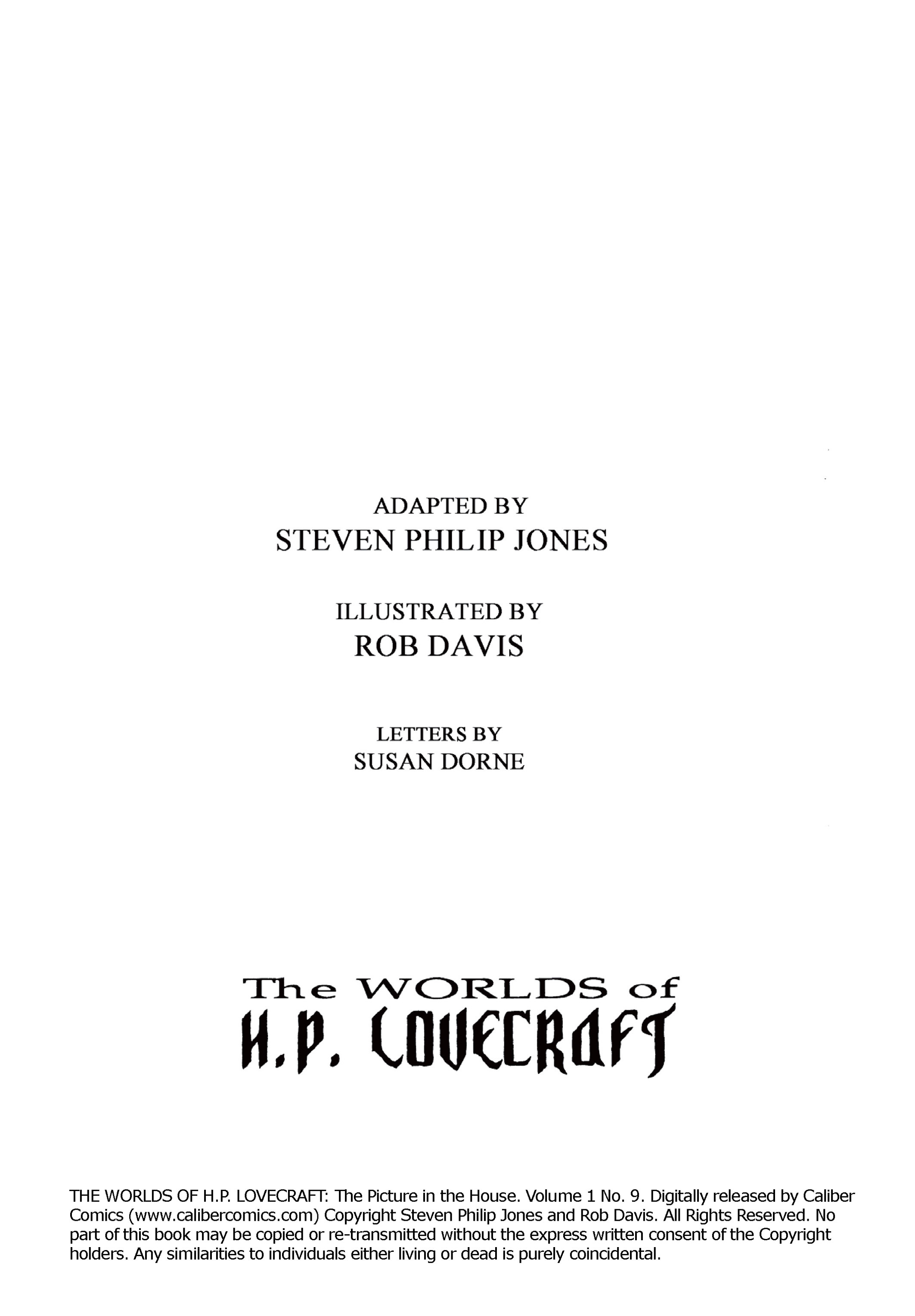 Read online Worlds of H.P. Lovecraft comic -  Issue # Issue The Picture in the House - 3