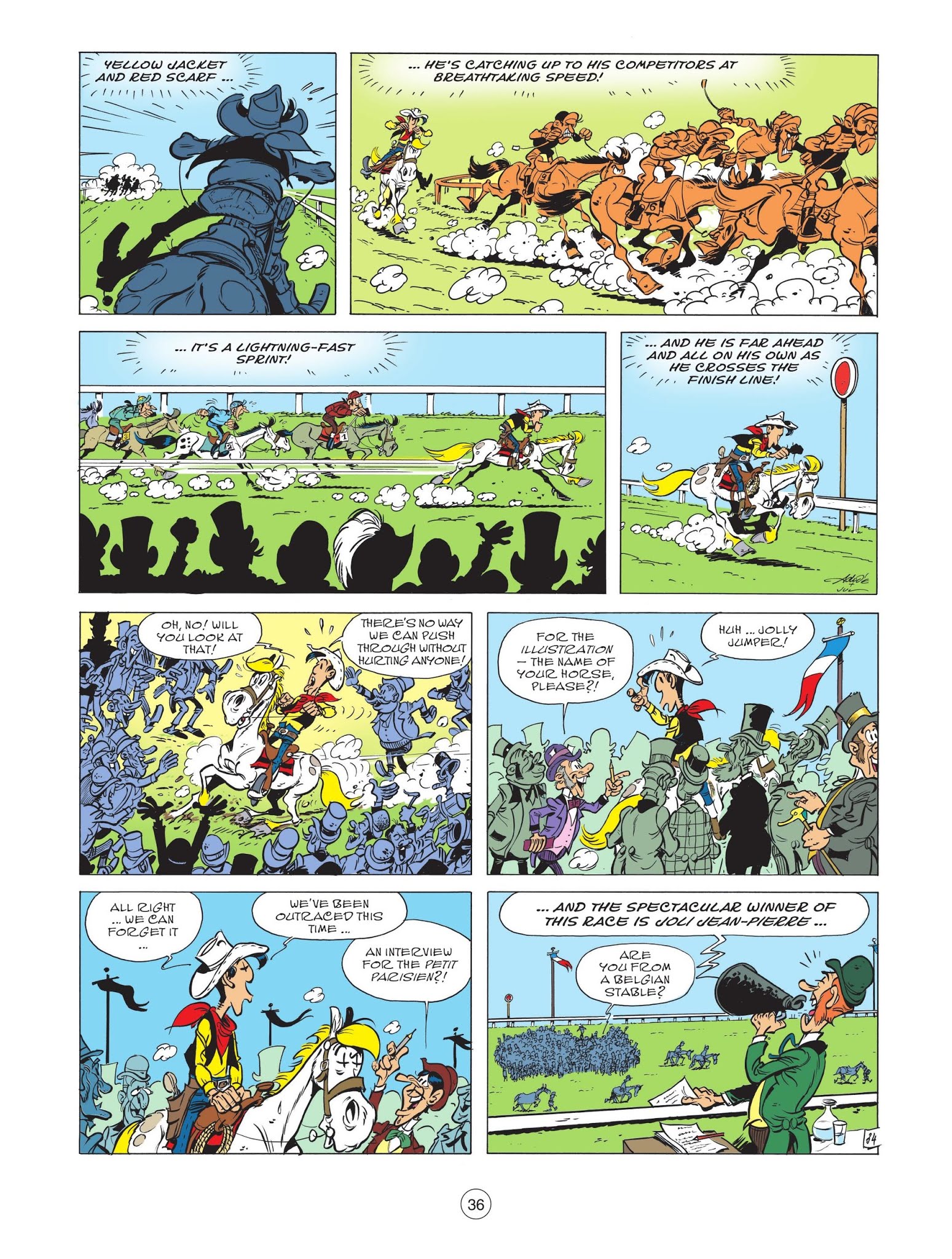 Read online A Lucky Luke Adventure comic -  Issue #71 - 38