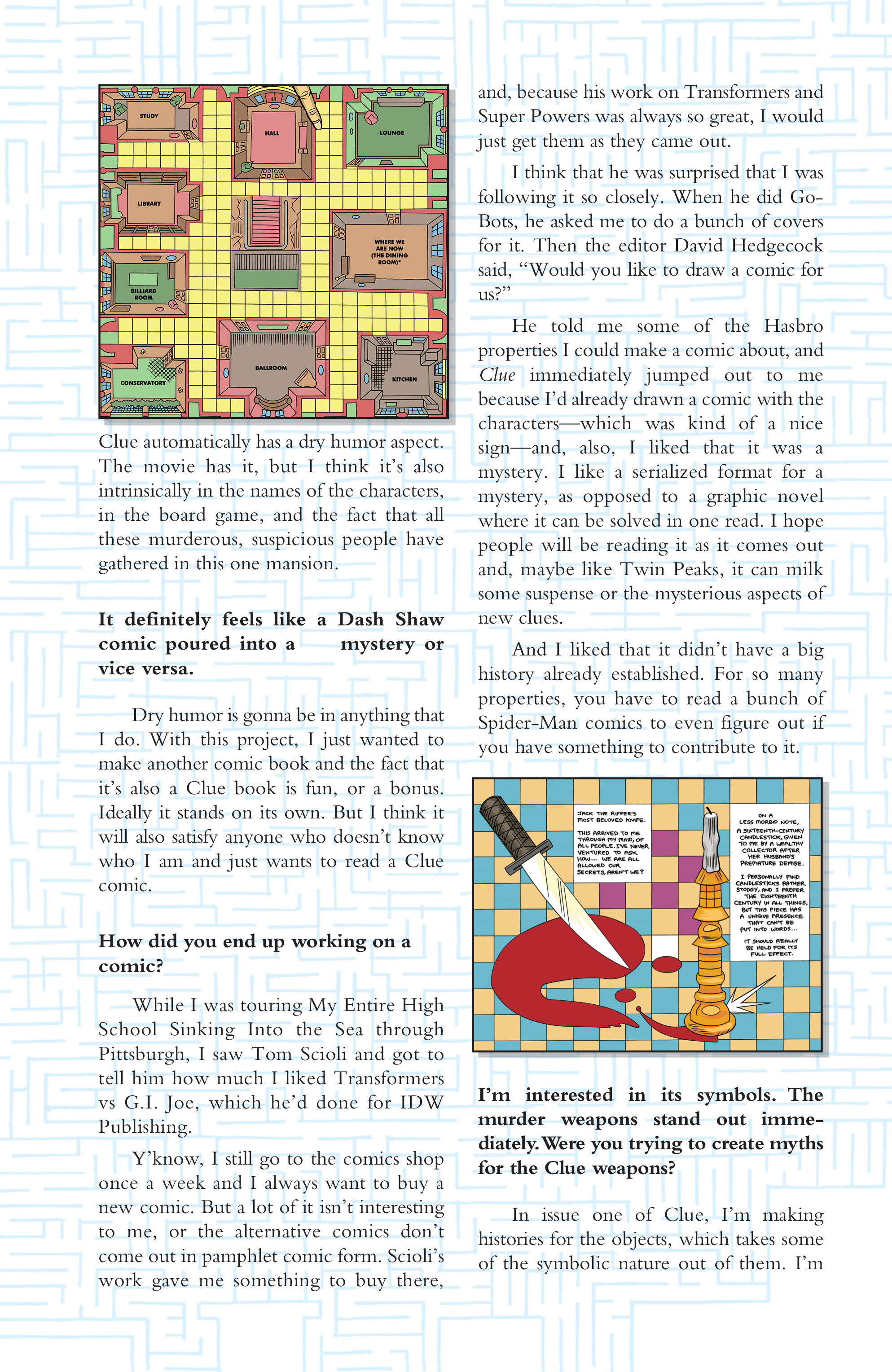 Read online Clue: Candlestick comic -  Issue # _TPB - 98