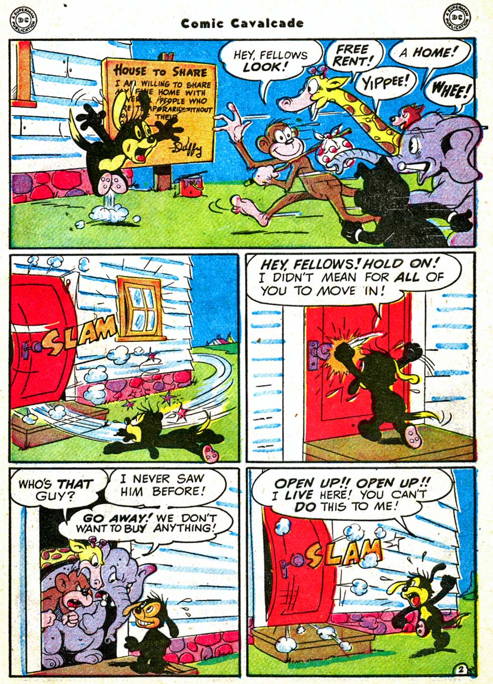 Read online Comic Cavalcade comic -  Issue #31 - 51