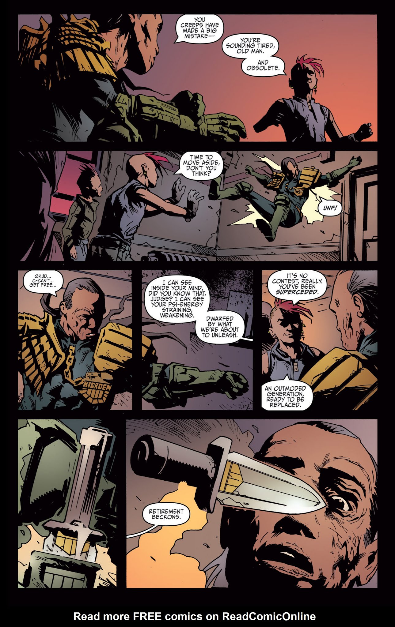 Read online Judge Dredd: Year One comic -  Issue #3 - 8