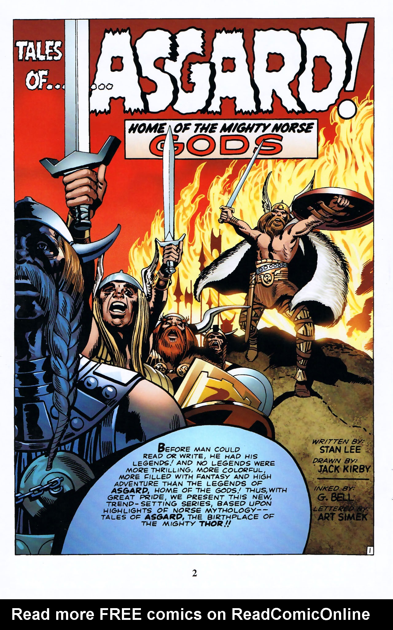 Read online Thor: Tales of Asgard by Stan Lee & Jack Kirby comic -  Issue #1 - 4