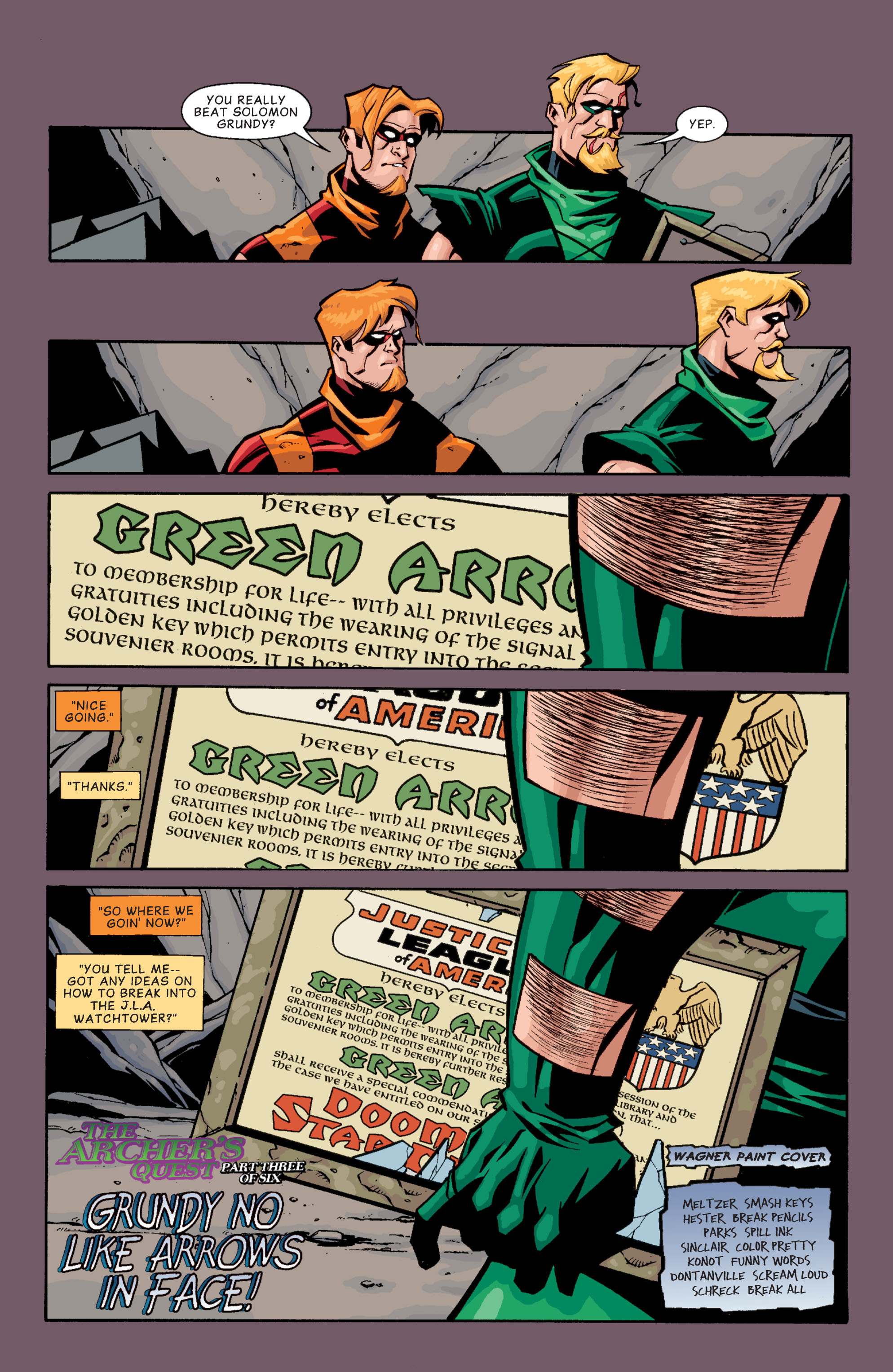 Read online Green Arrow: The Archer's Quest comic -  Issue # TPB - 72
