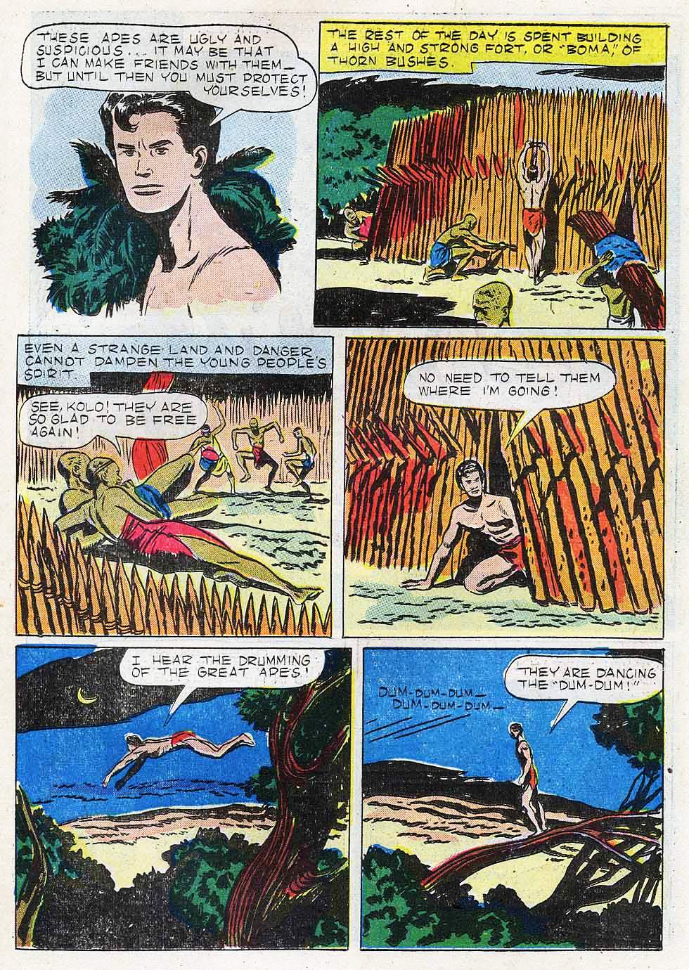 Read online Tarzan (1948) comic -  Issue #12 - 23