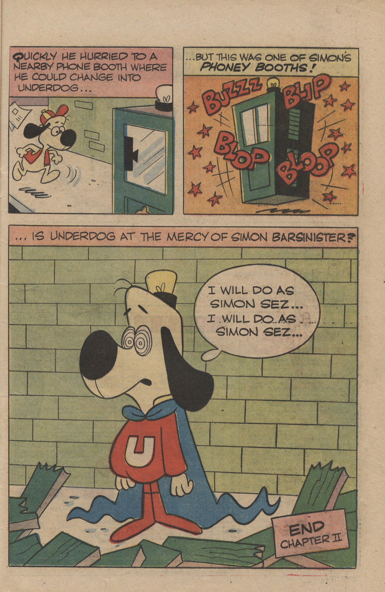 Read online Underdog (1970) comic -  Issue #8 - 13