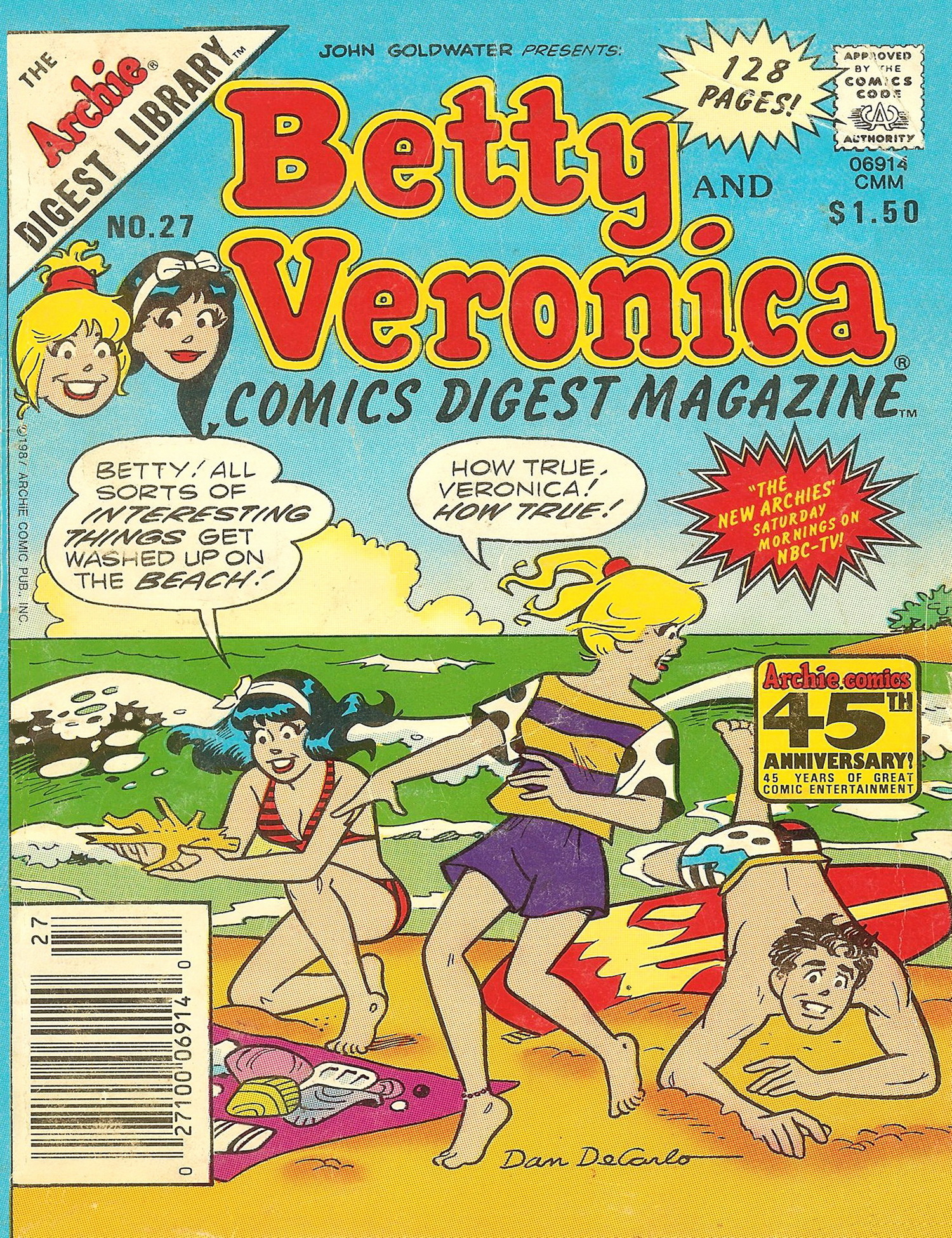 Read online Betty and Veronica Digest Magazine comic -  Issue #27 - 1